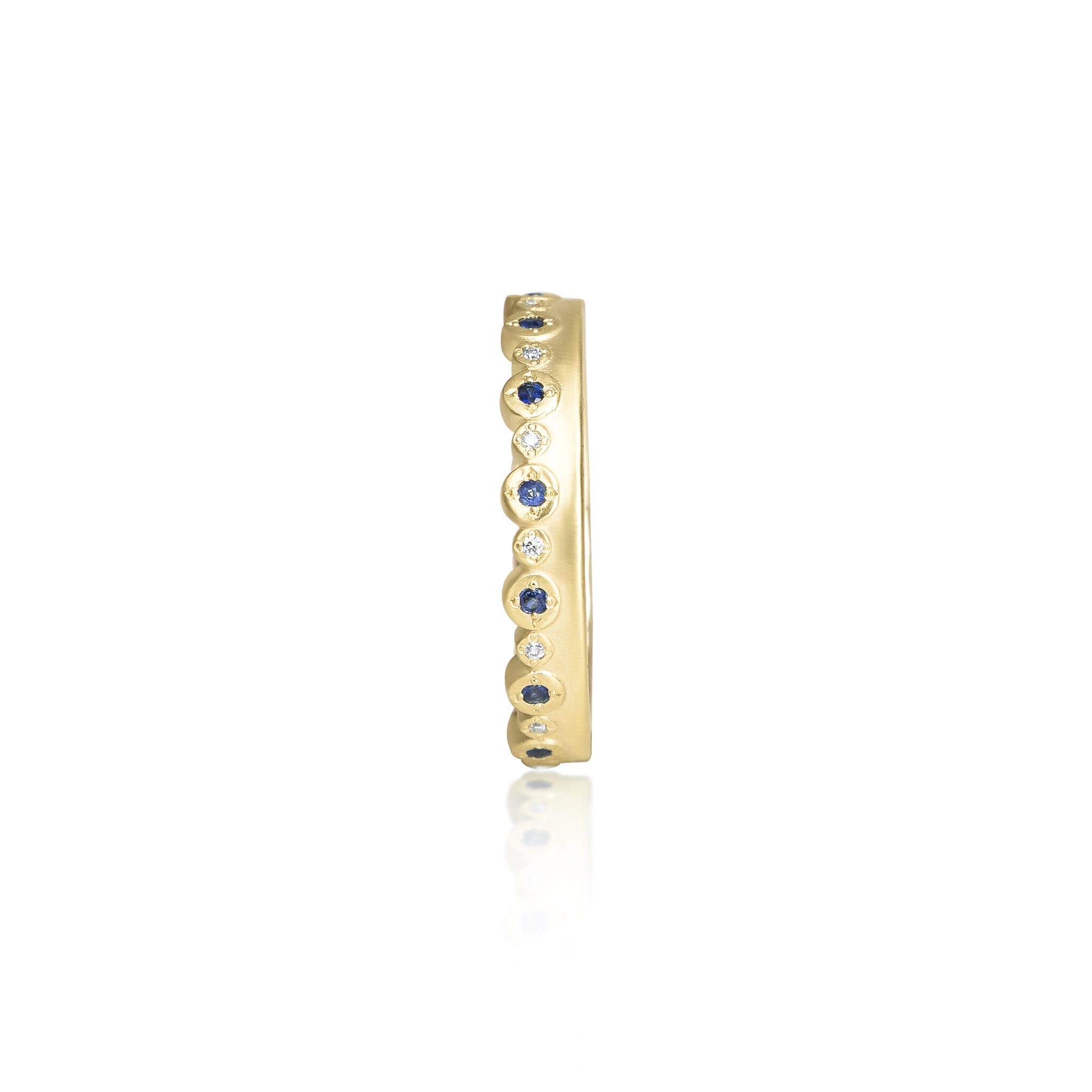 Rivers Edge Band in Sapphire