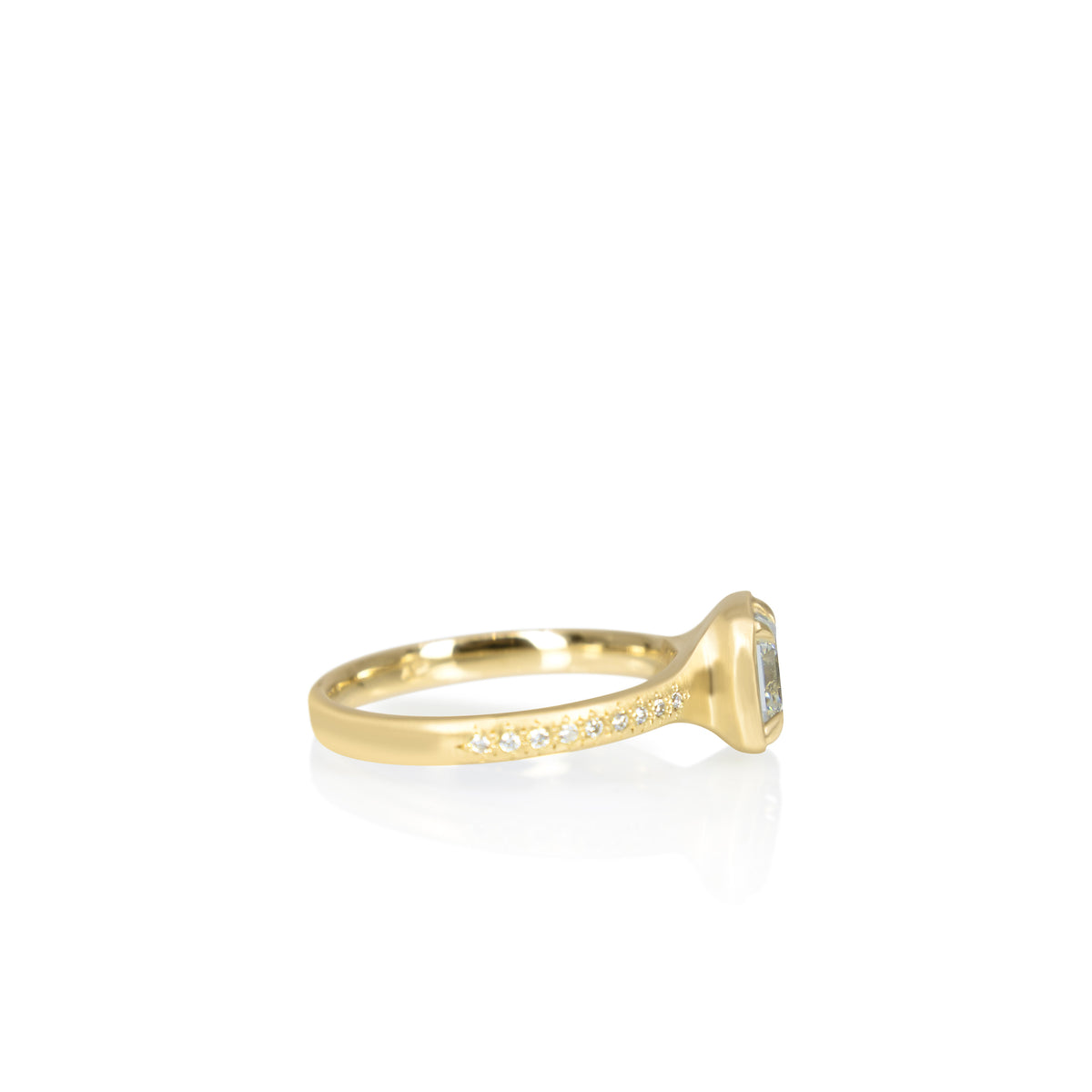 Asscher Cut Diamond Polaris Ring - 1.01ct