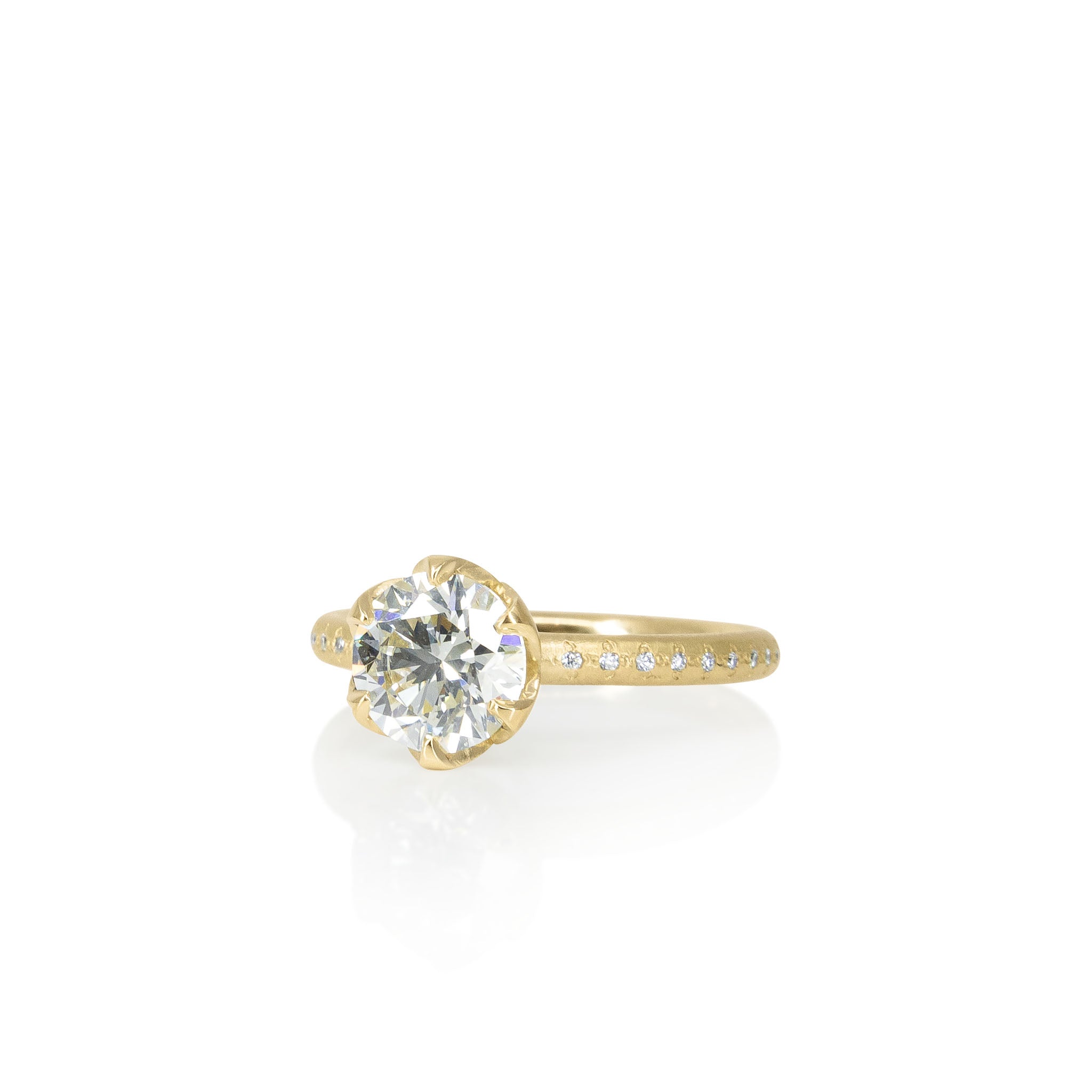 Round Honeycomb Ring - 1.50ct