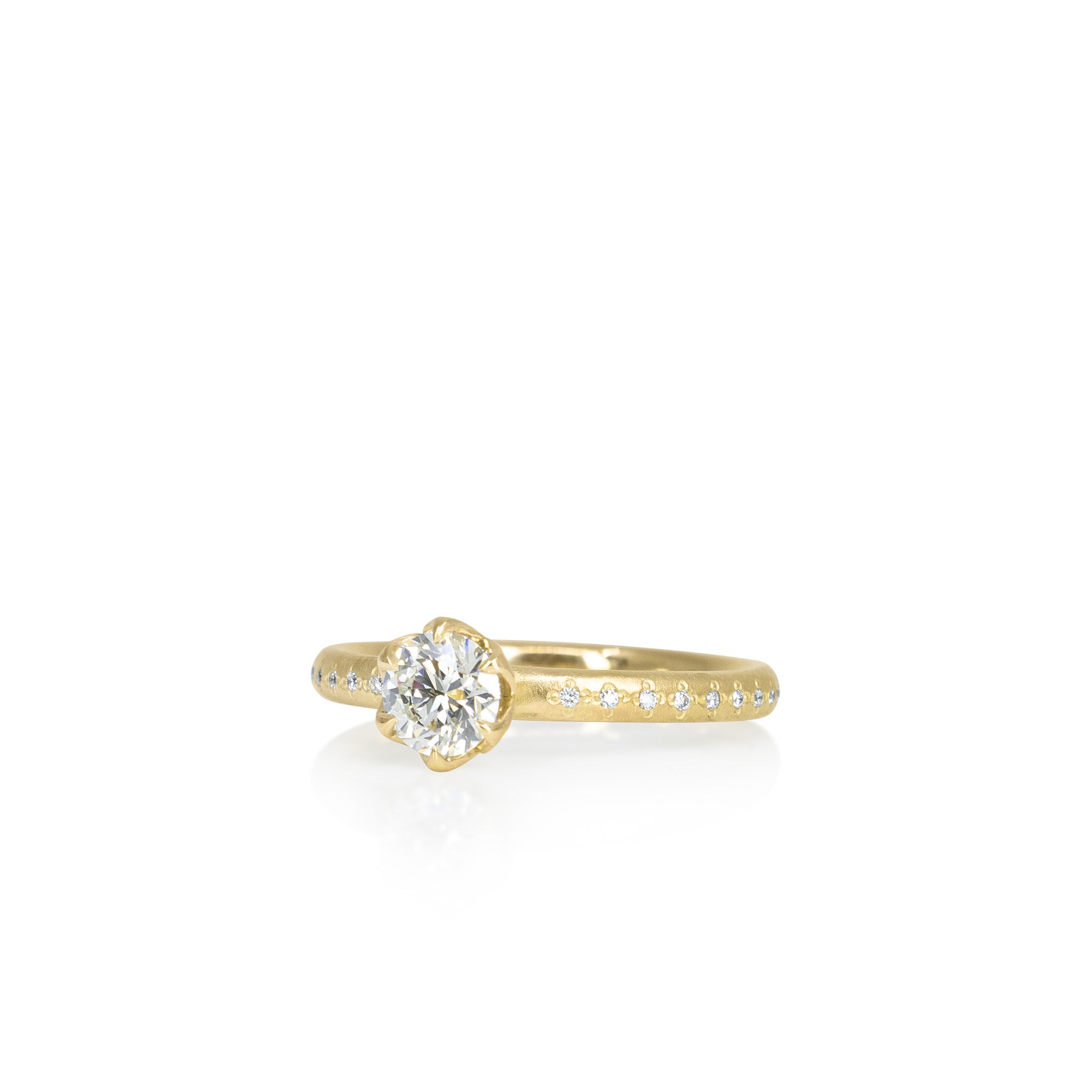 Round Honeycomb Ring - .50ct