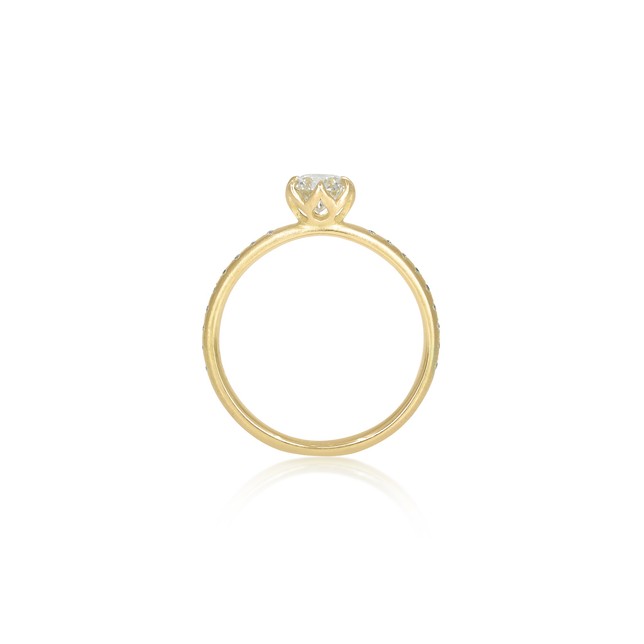 Round Honeycomb Ring - .50ct