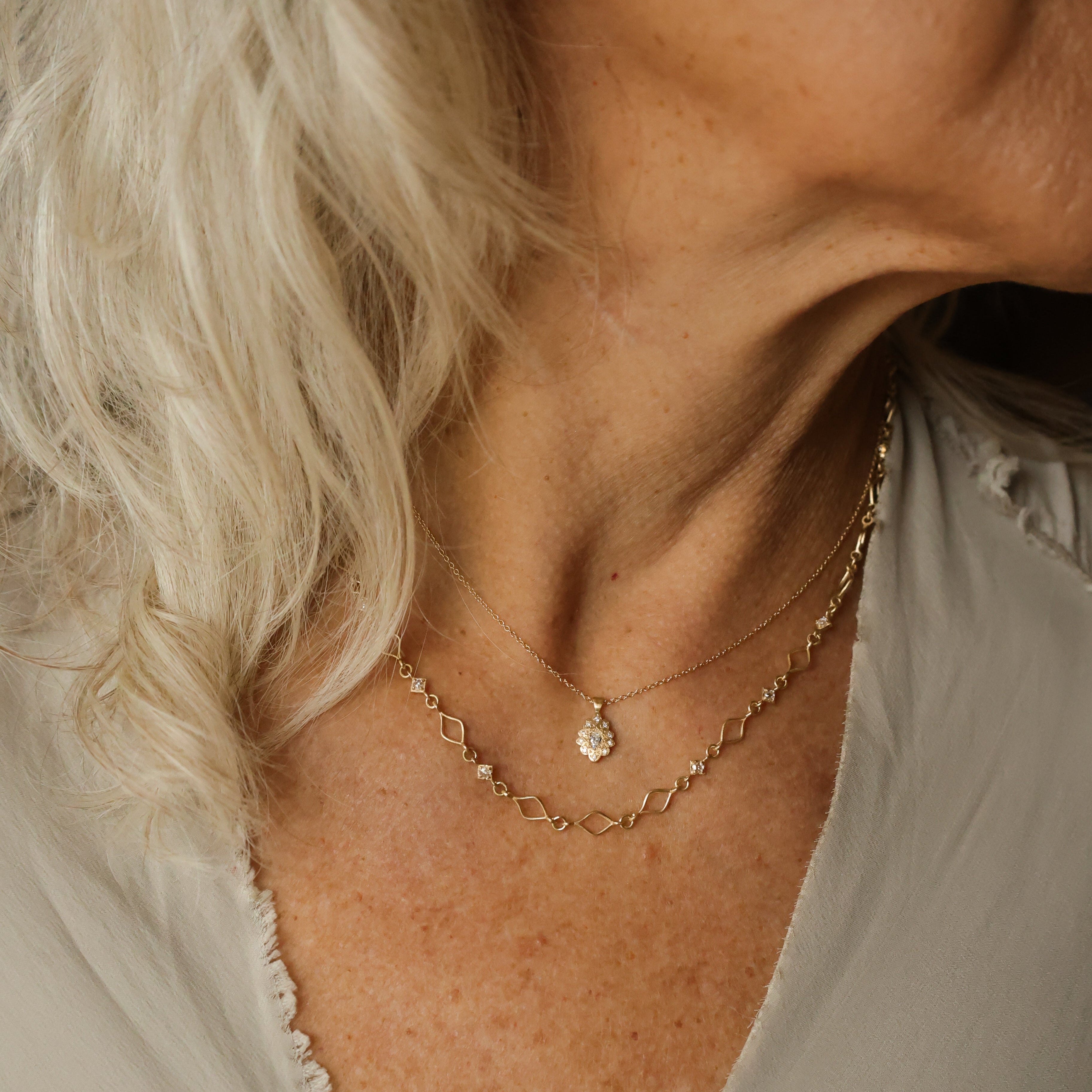 Lace Eternity Necklace