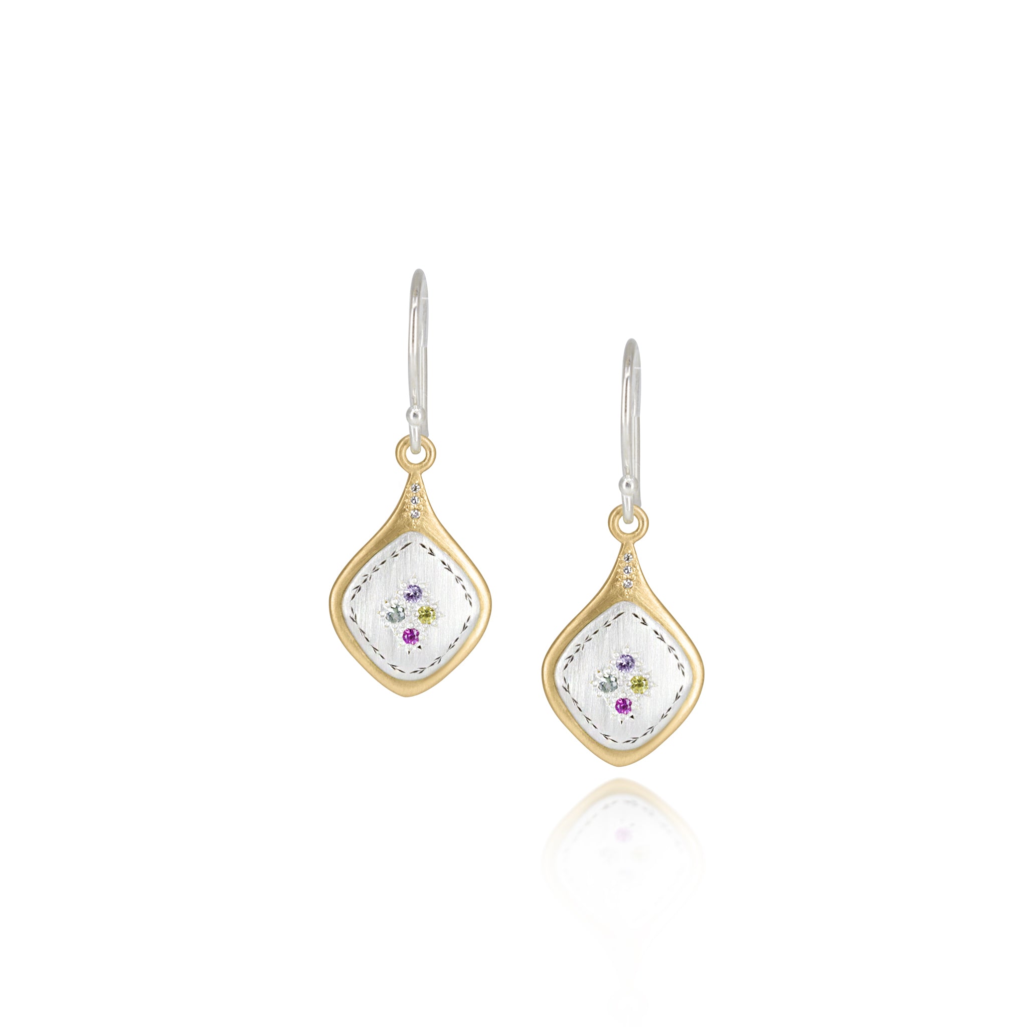 Two Tone Harmony Earrings