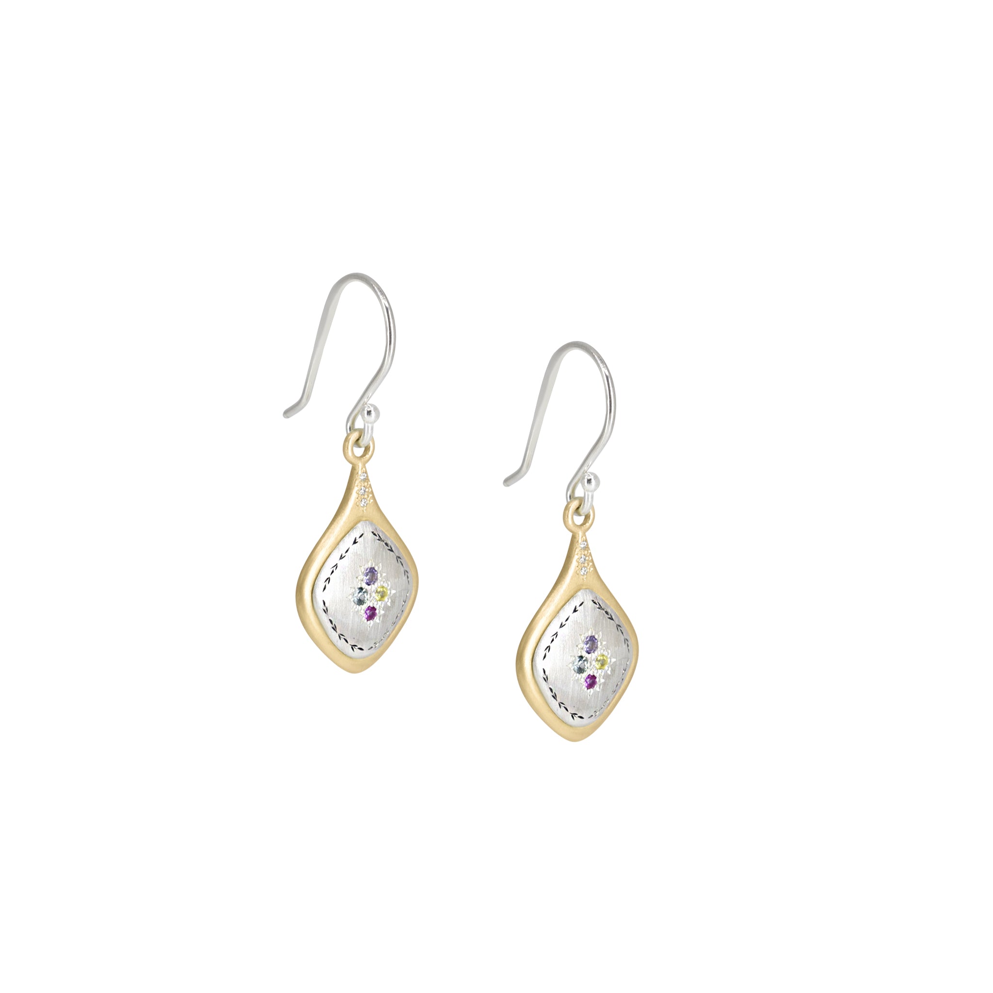 Two Tone Harmony Earrings