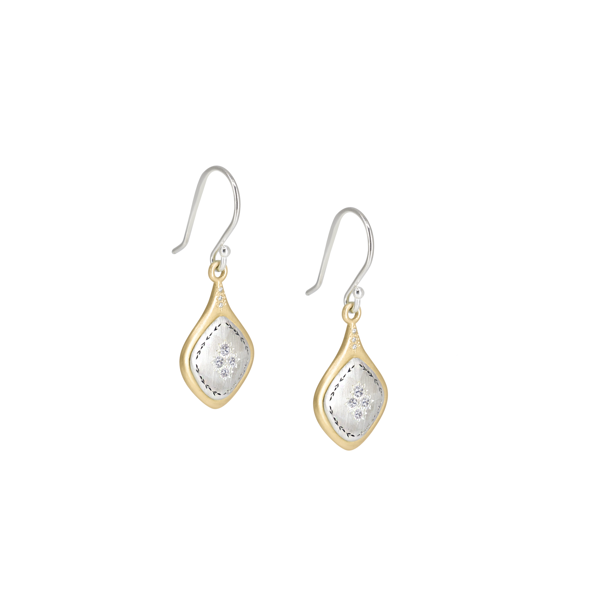 Two Tone Harmony Earrings