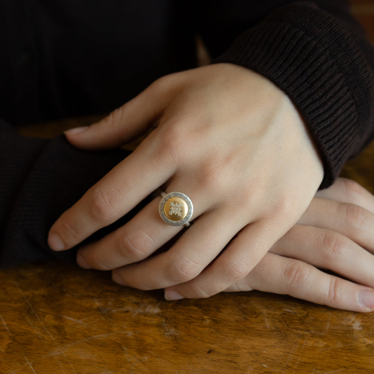 Round Seeds of Harmony Ring