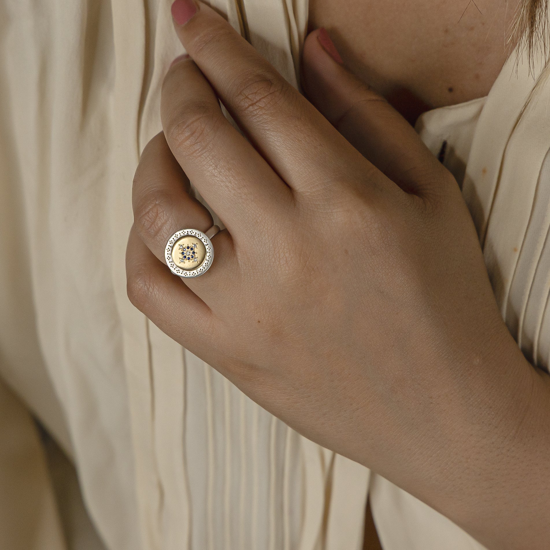 Round Seeds of Harmony Ring