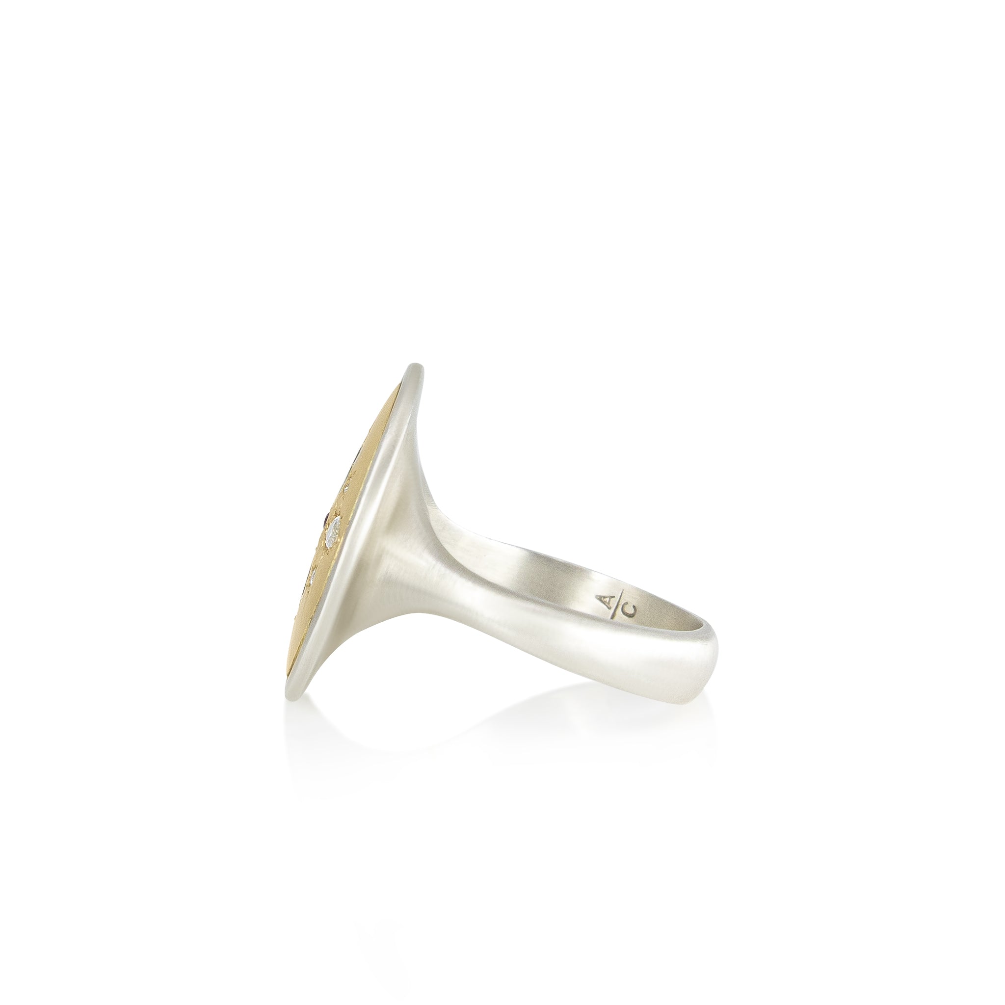 Ruby Petal Ring