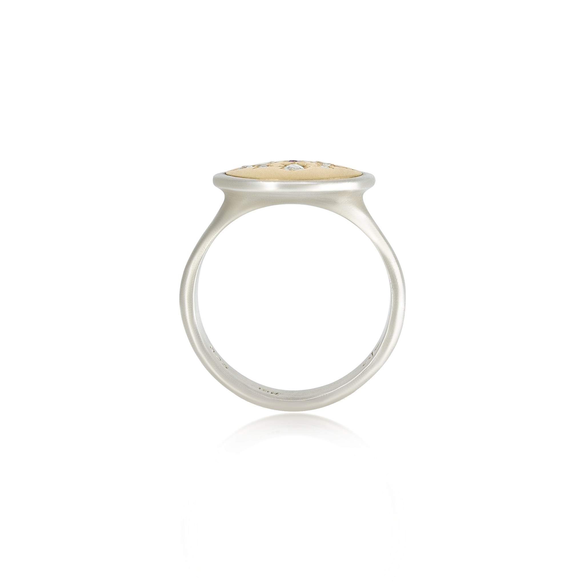 Ruby Petal Ring