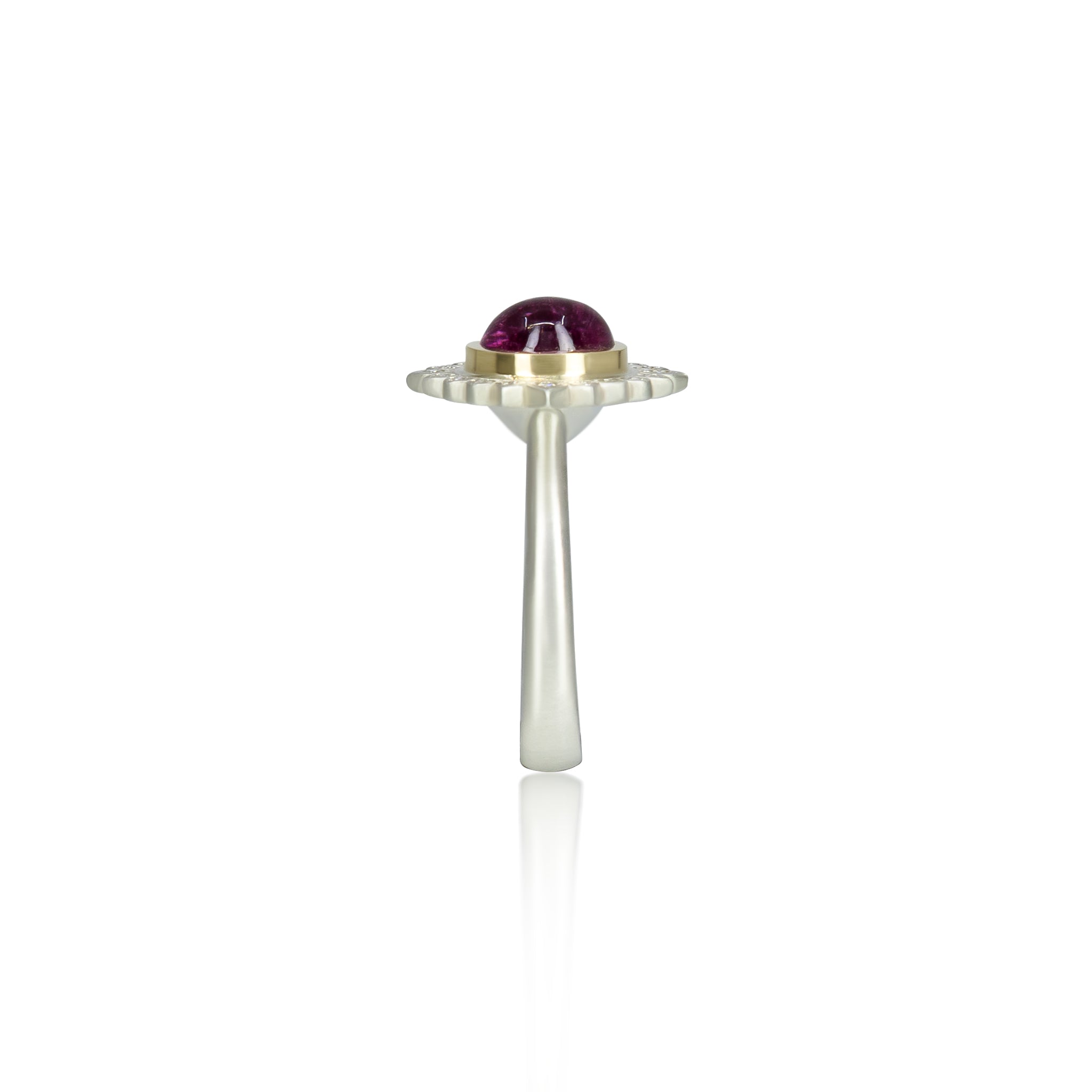 Pink Tourmaline Flame Ring - 1.10ct