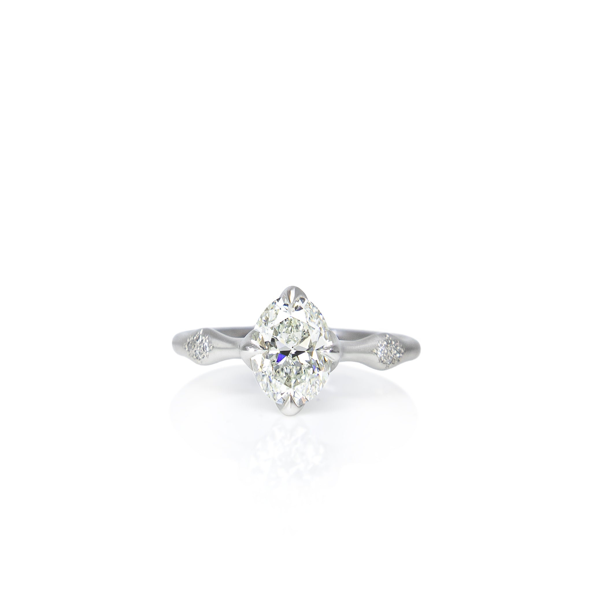 Oval Rosebud Ring - 1.51ct