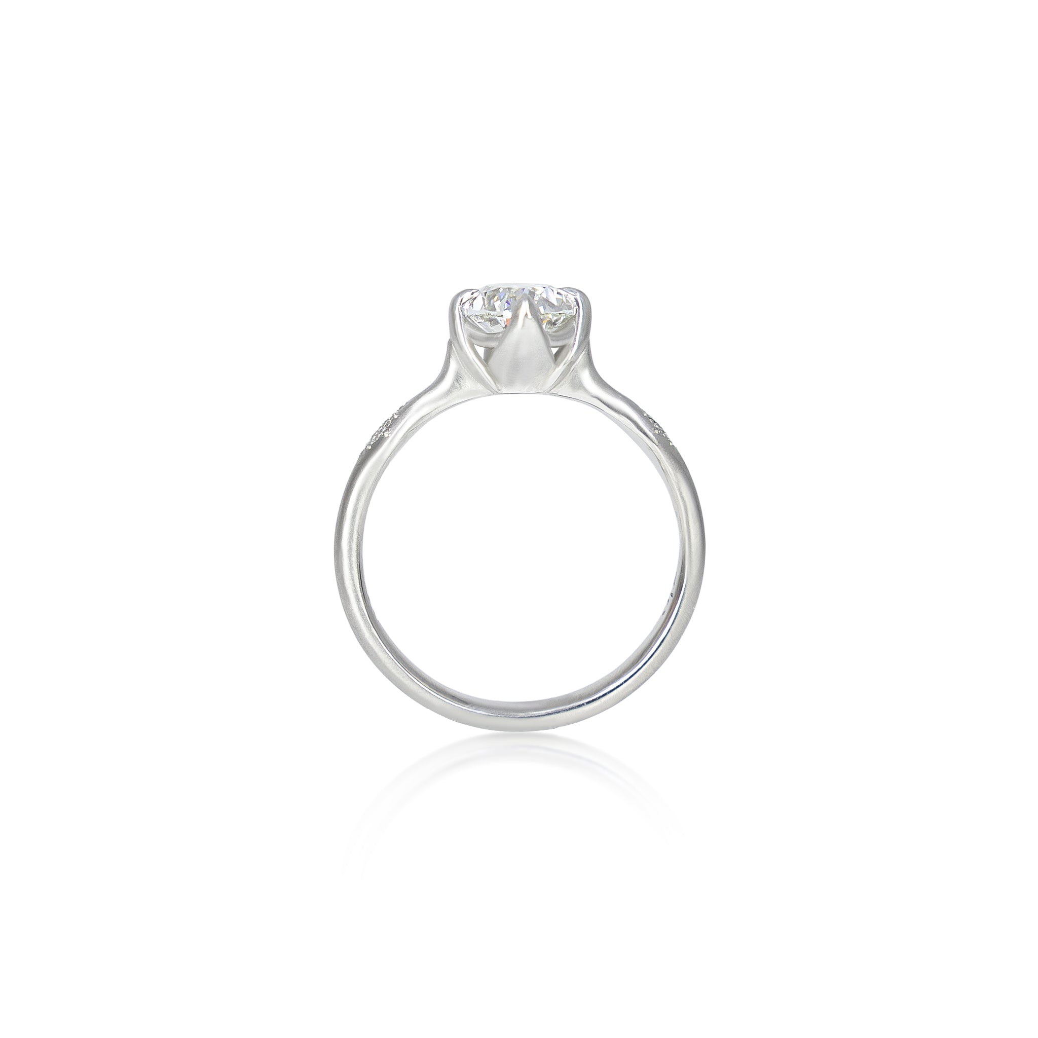 Oval Rosebud Ring - 1.51ct