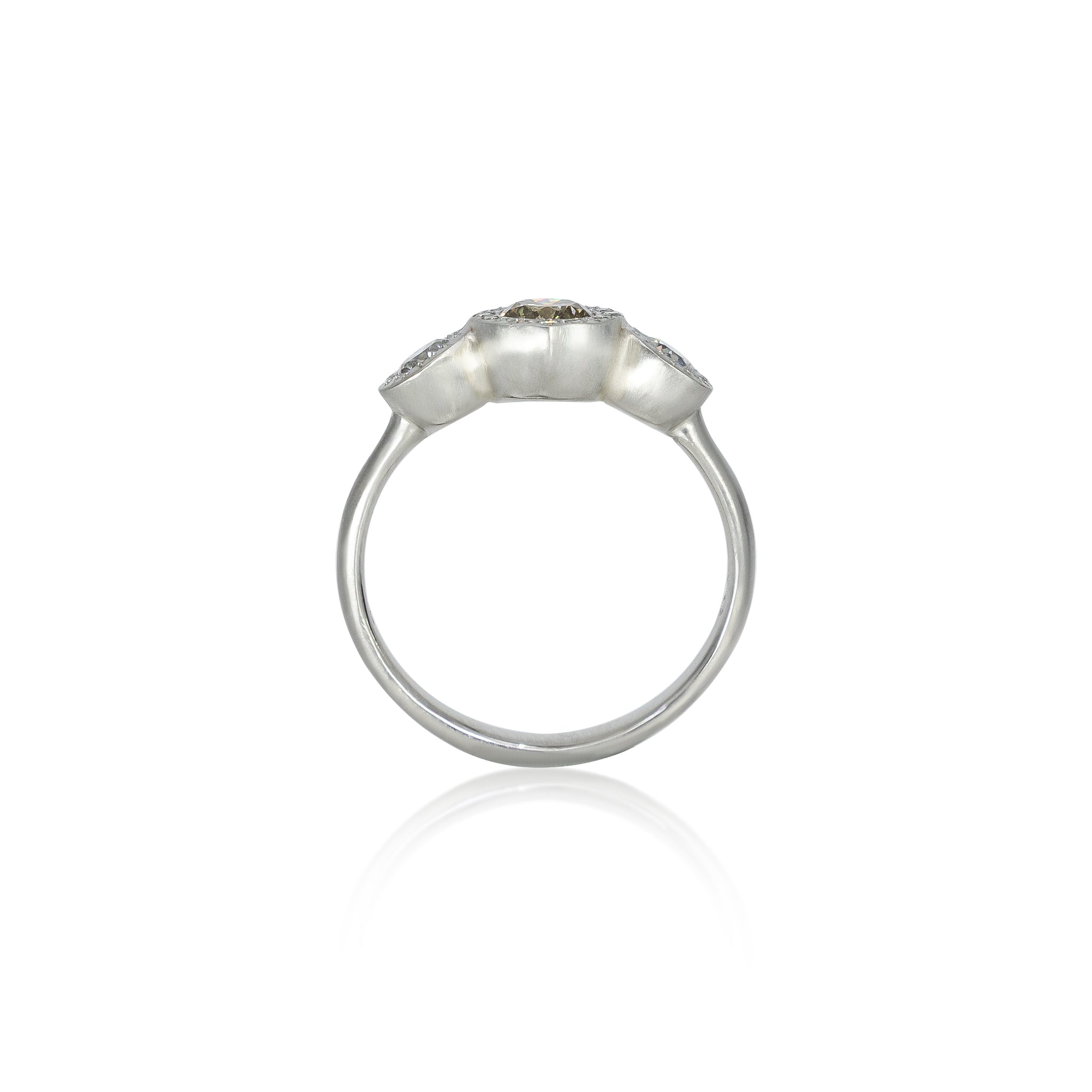 Horizon Three-Stone Ring