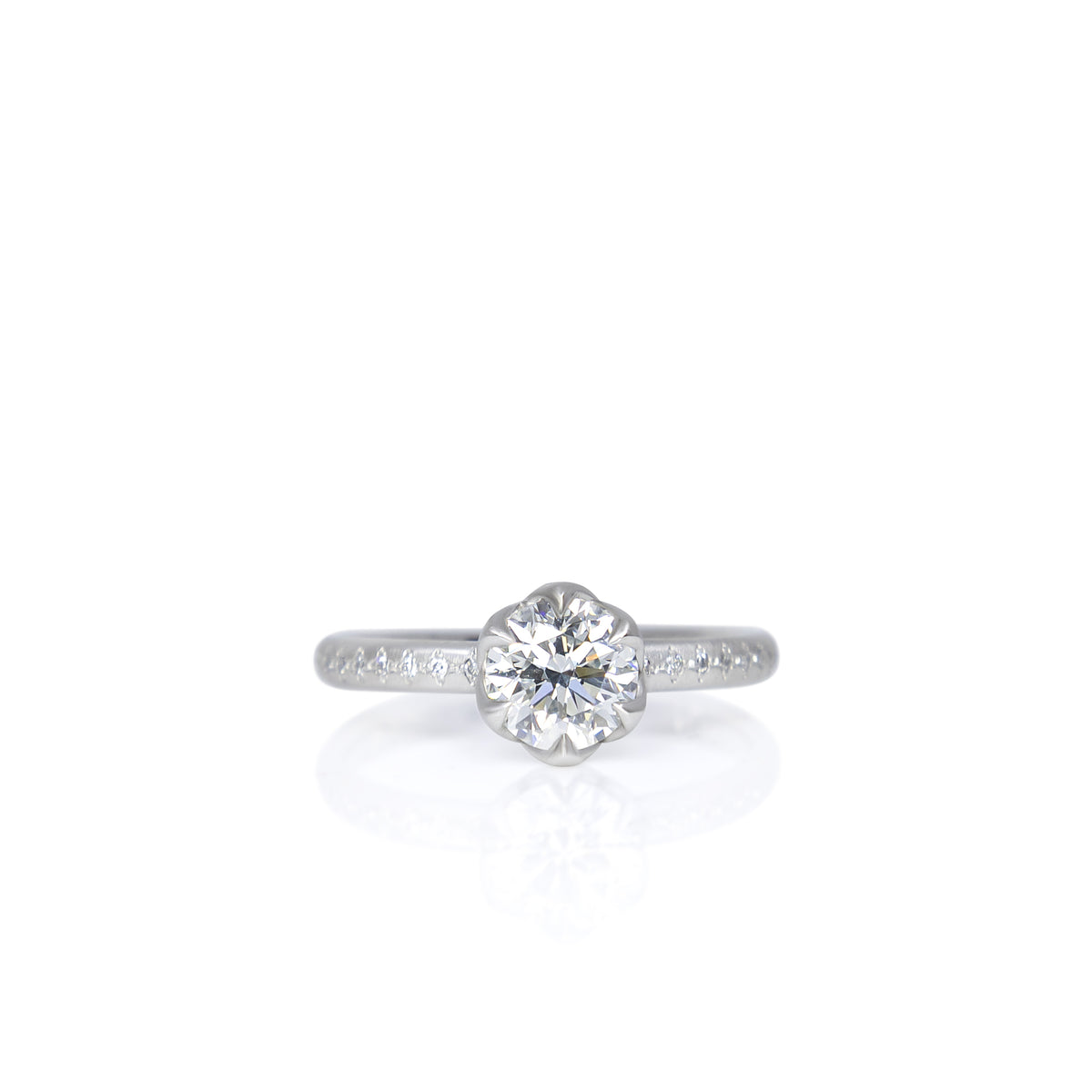 Platinum Honeycomb Ring - 0.90ct