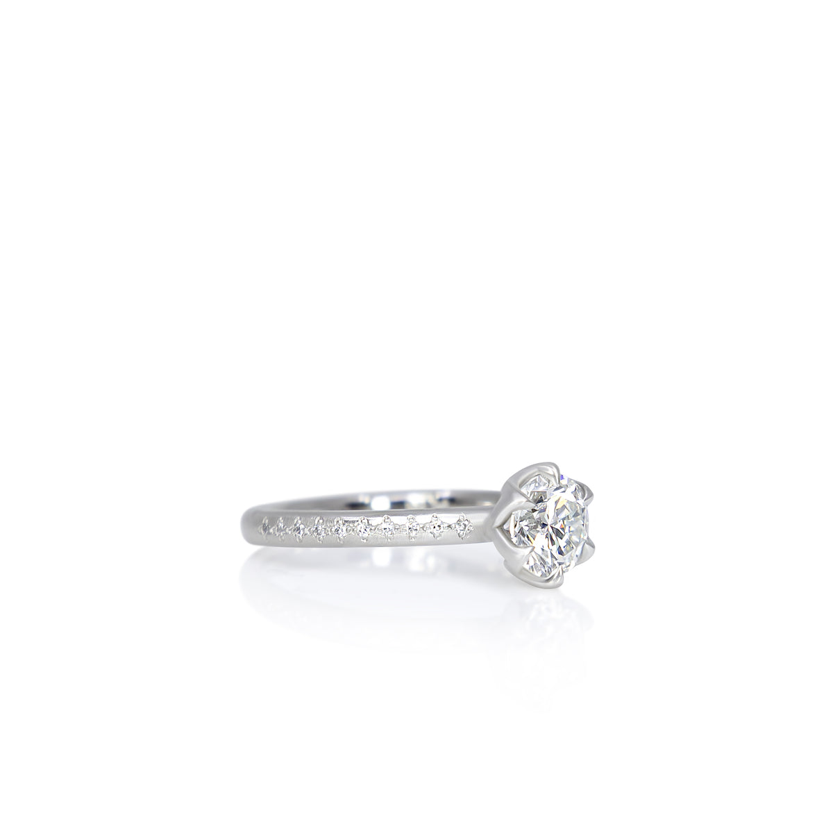 Platinum Honeycomb Ring - 0.90ct