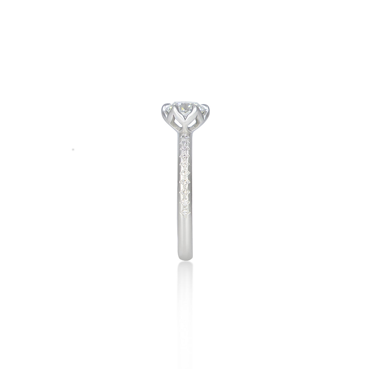 Platinum Honeycomb Ring - 0.90ct