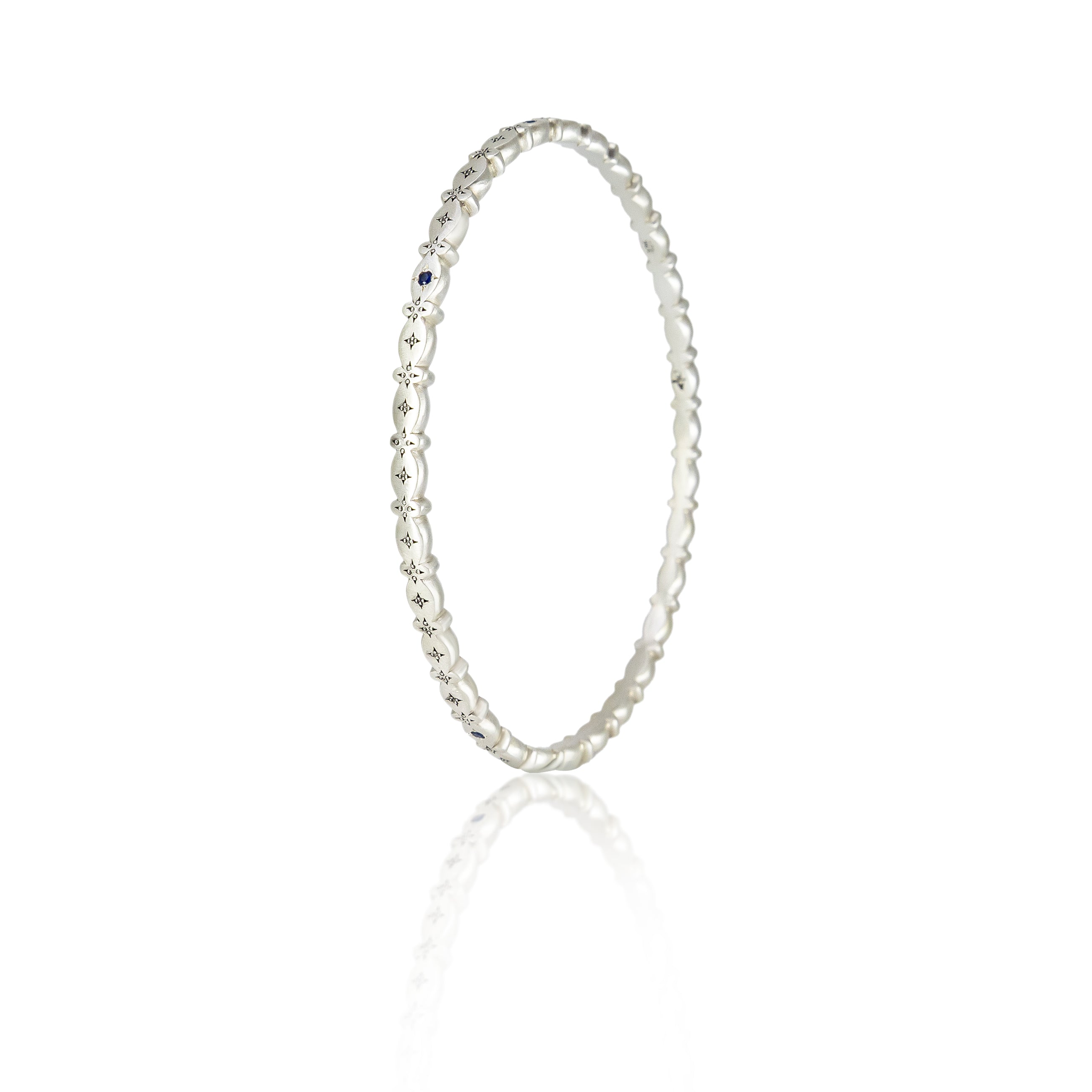 Silver Lights Bangle