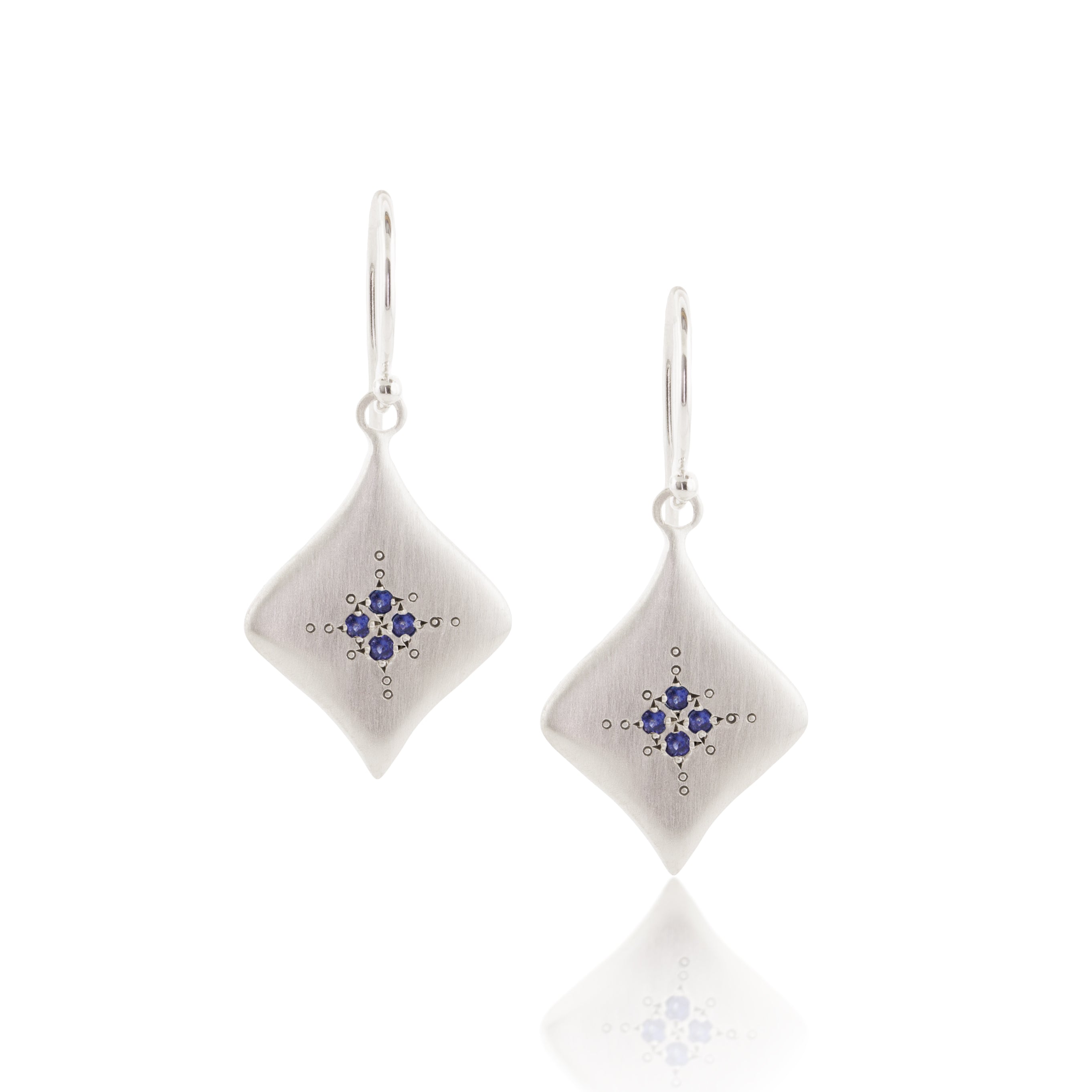 Silver Night Earrings