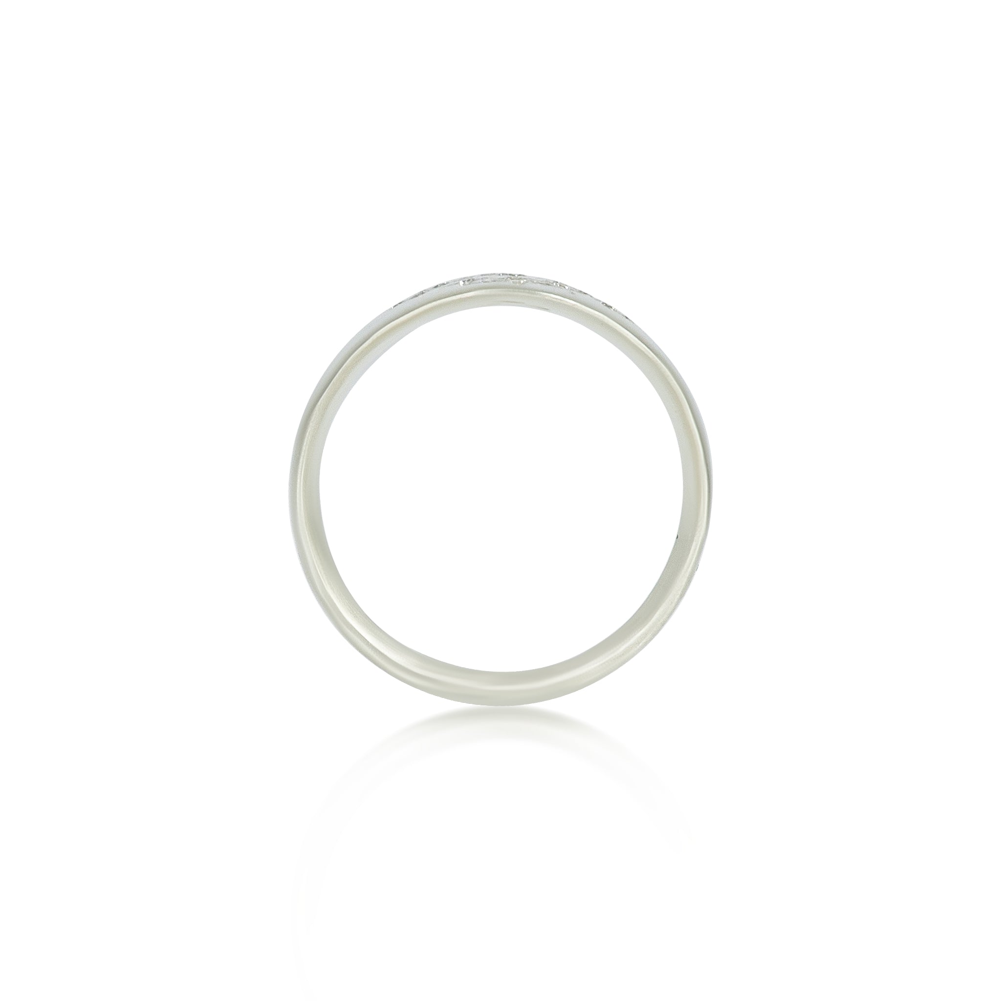 Moon & Stars Shield Ring in Silver