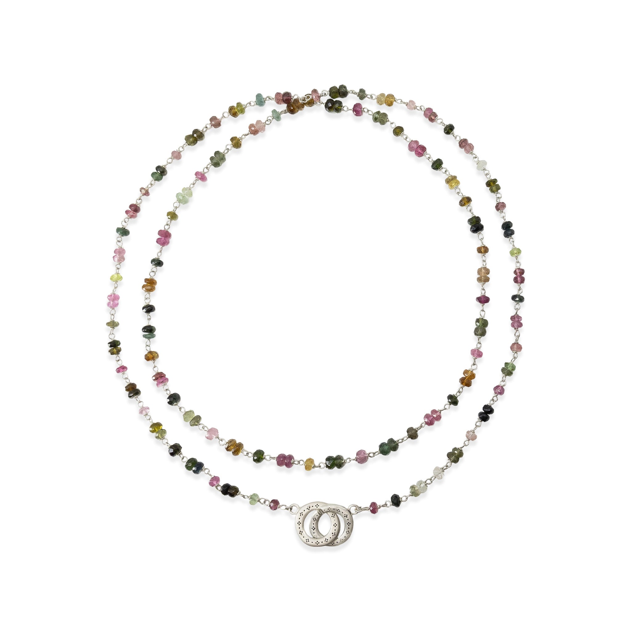 Multi-Tourmaline Beaded Necklace