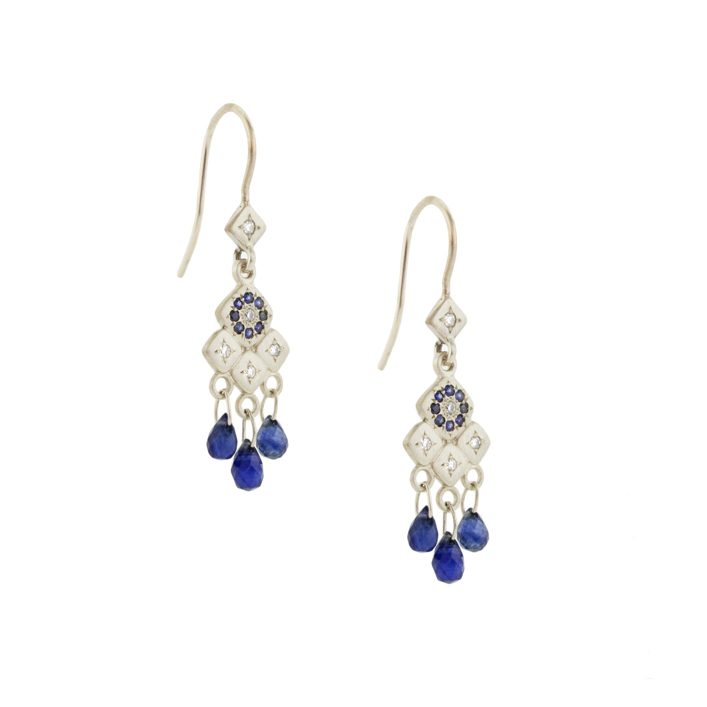 Mosaic Sapphire Earrings