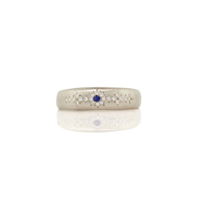 Tapered Shimmer Band in Gold