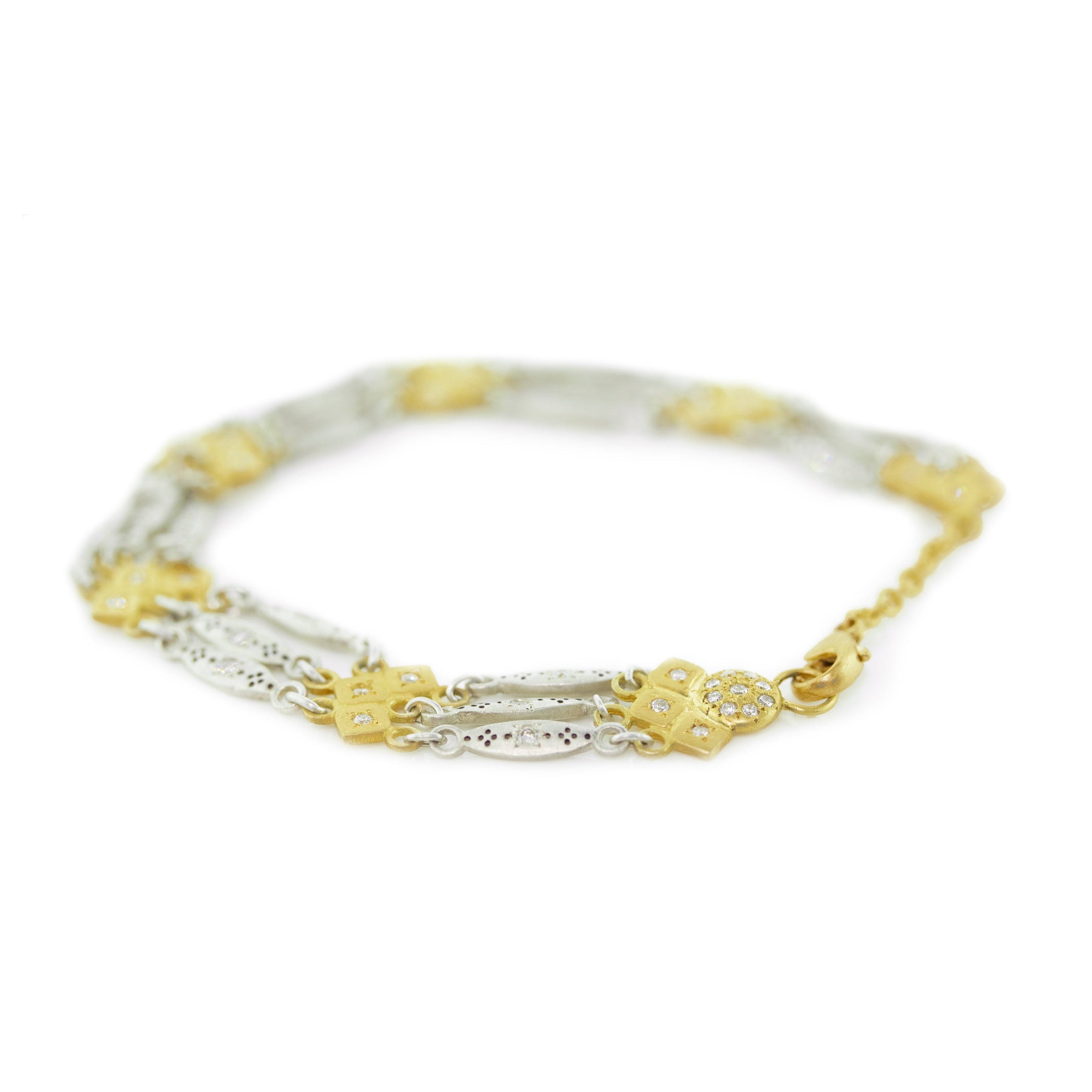 Triple Long Link Bracelet