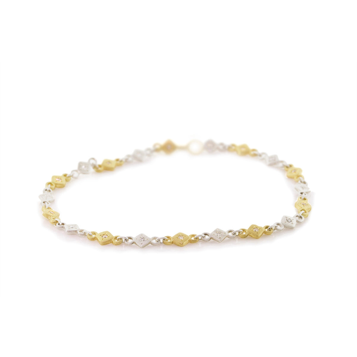 MIxed Metal Charm Bracelet