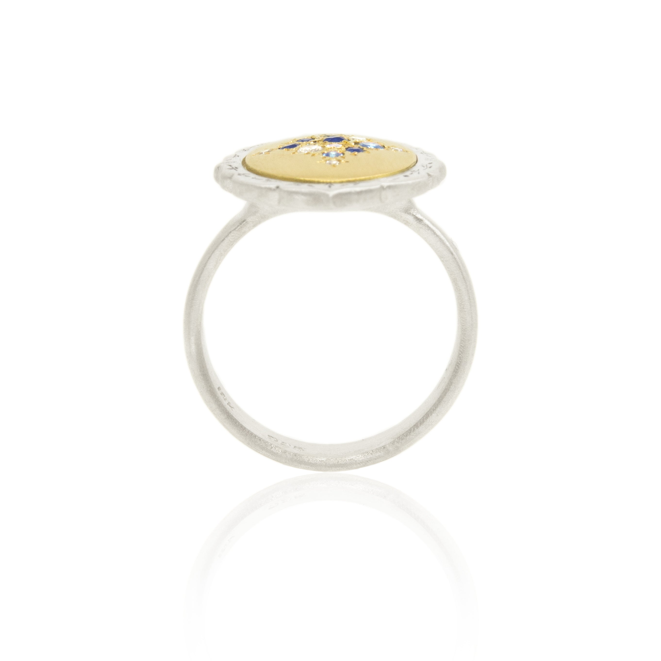 Oval Scallop Edge Ring