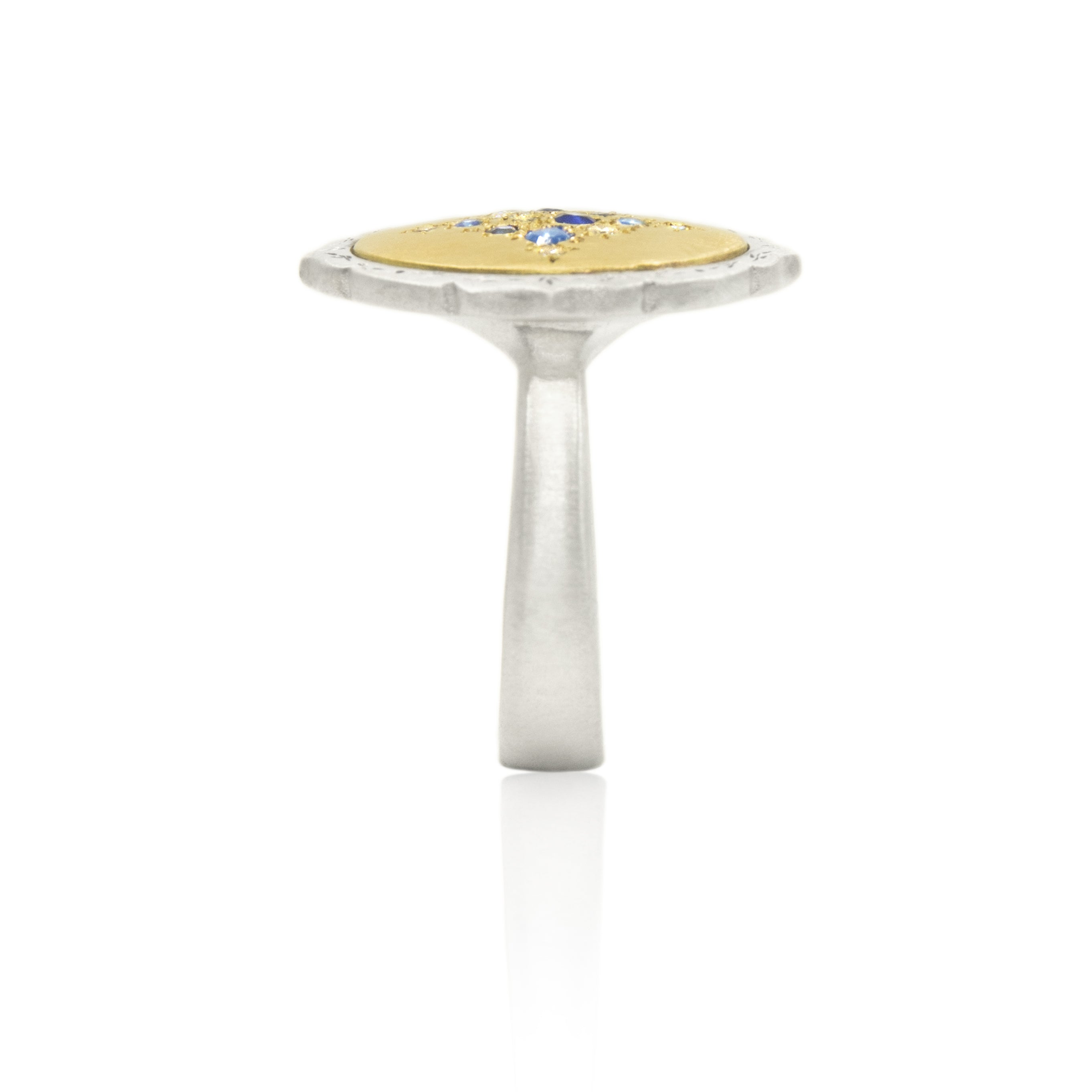 Oval Scallop Edge Ring