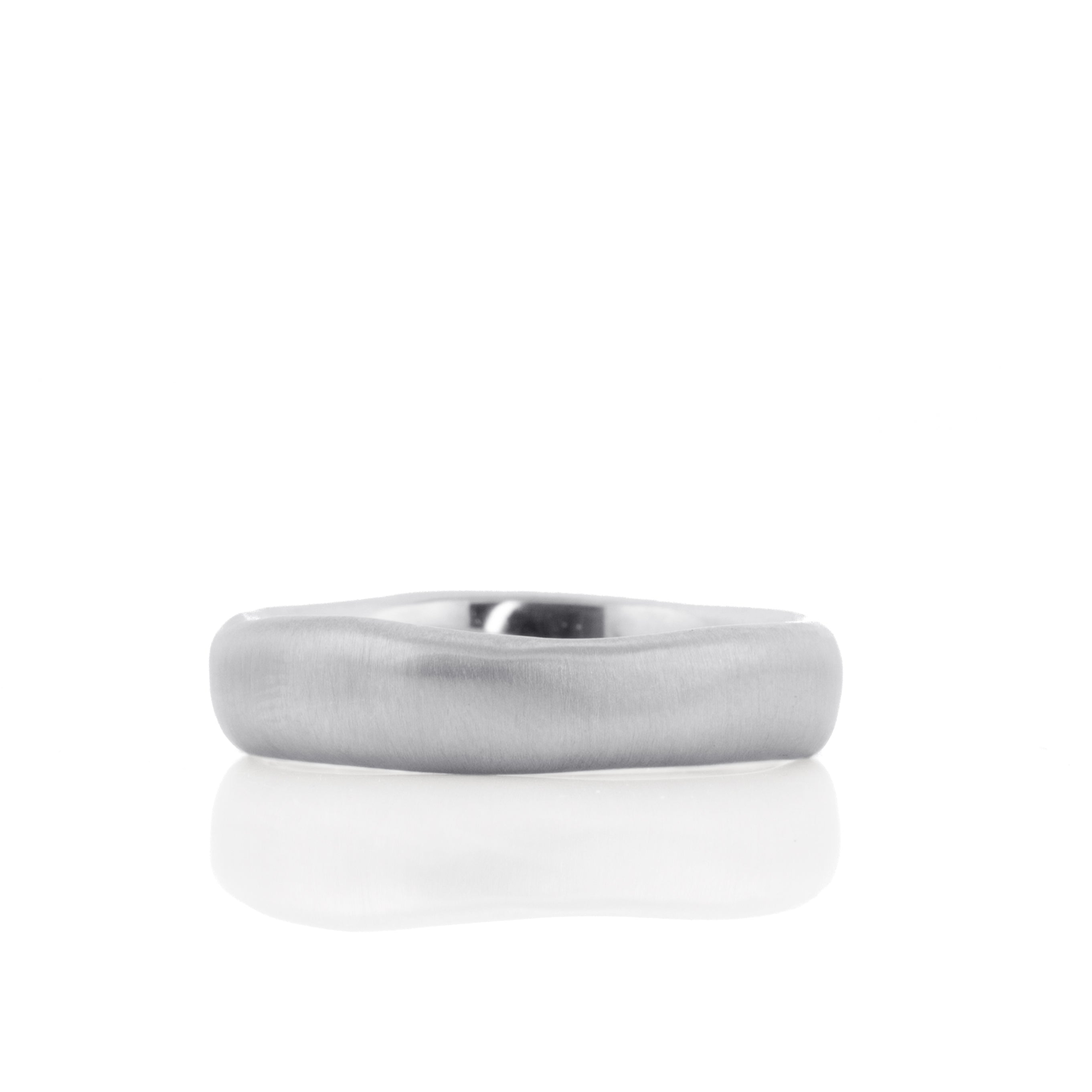 Men's Organic Band in Platinum