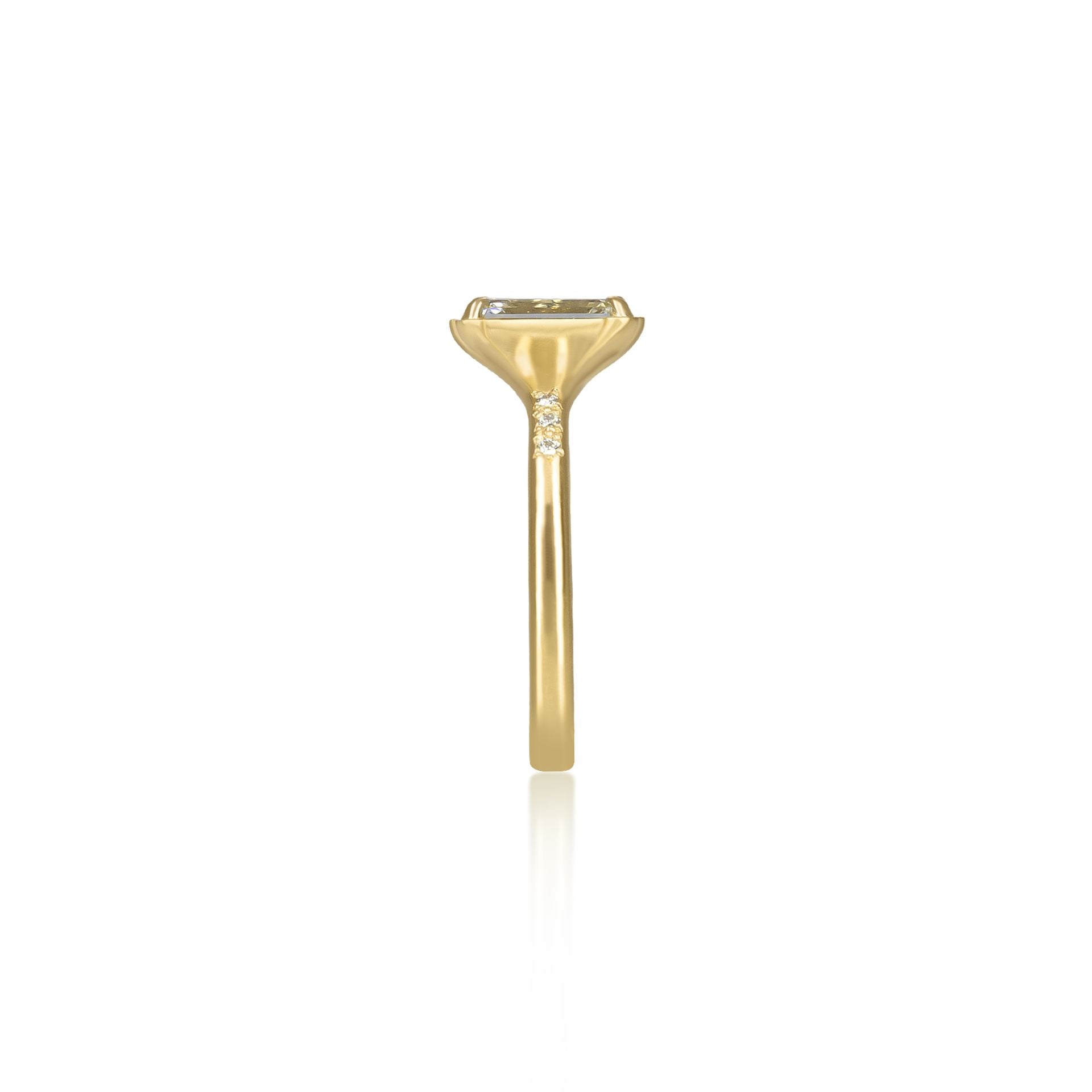 Emerald Cut Stillwater Ring - 1.57ct