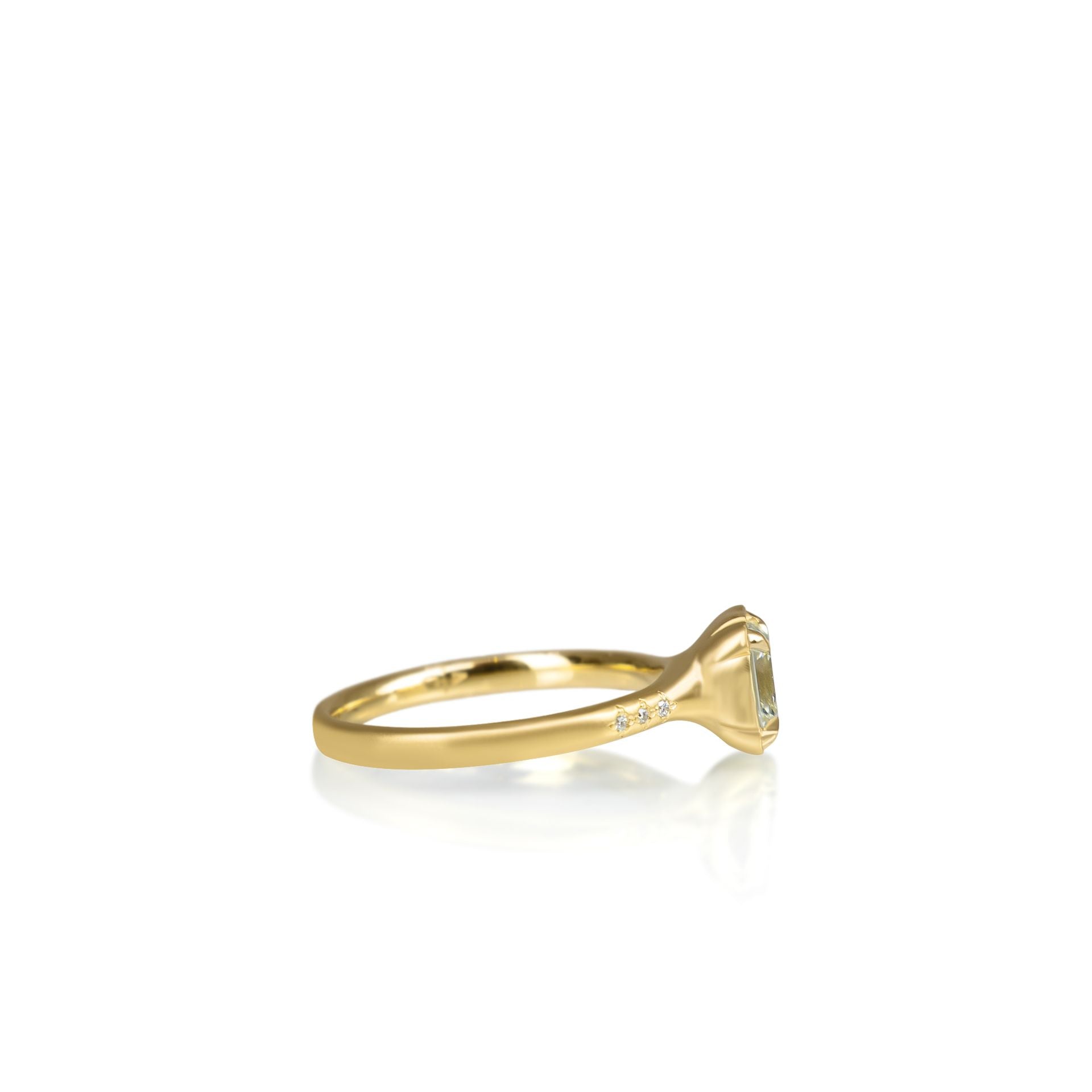 Asscher Cut Stillwater Ring - 1.01ct