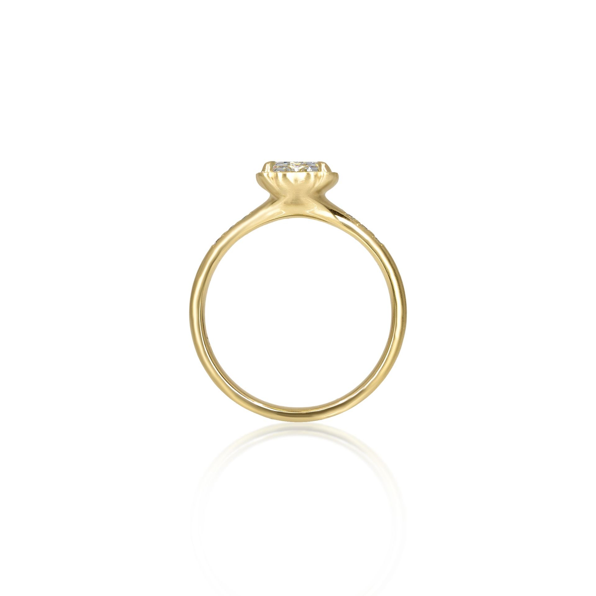 Emerald Cut Stillwater Ring - 1.57ct