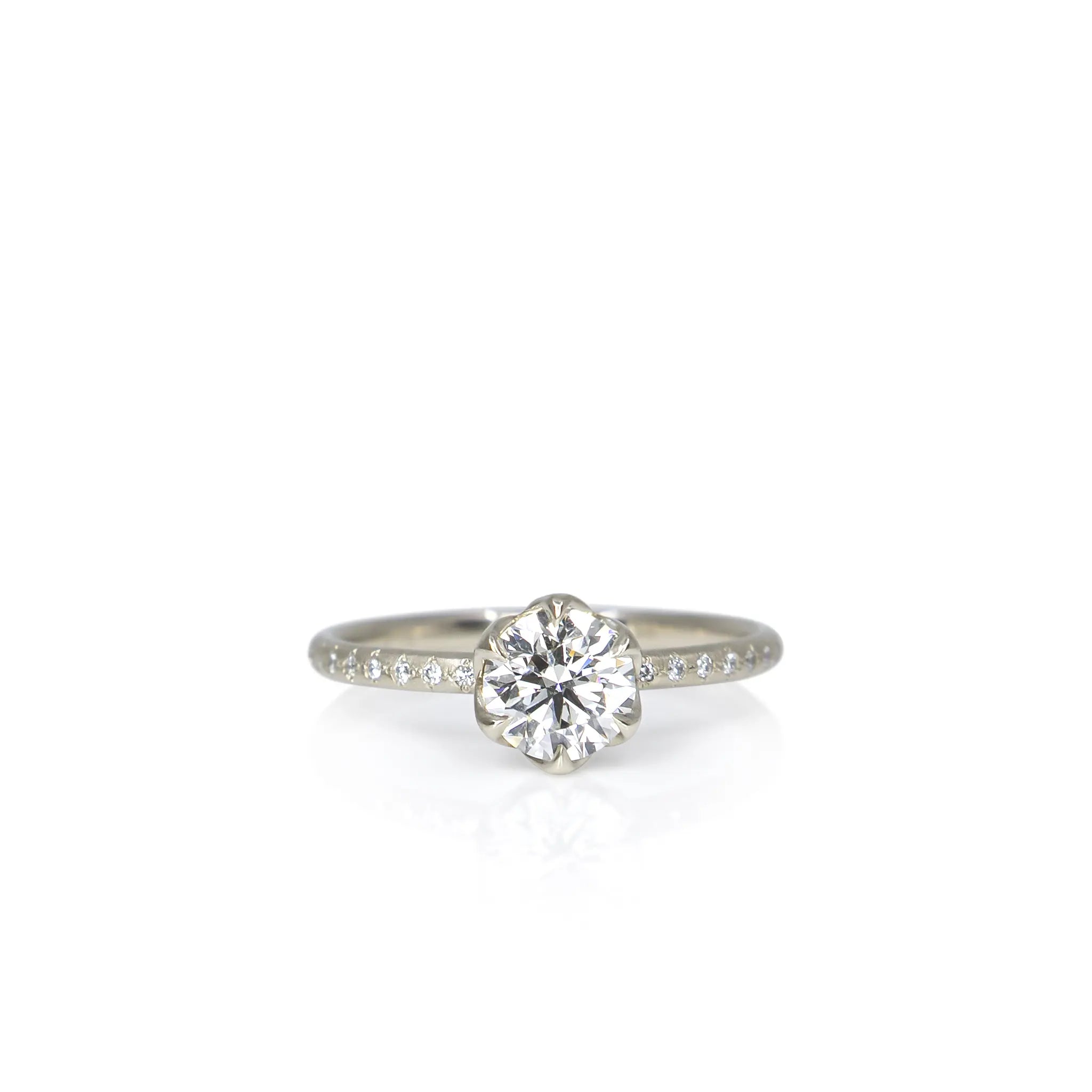Round Honeycomb Ring - 0.77ct