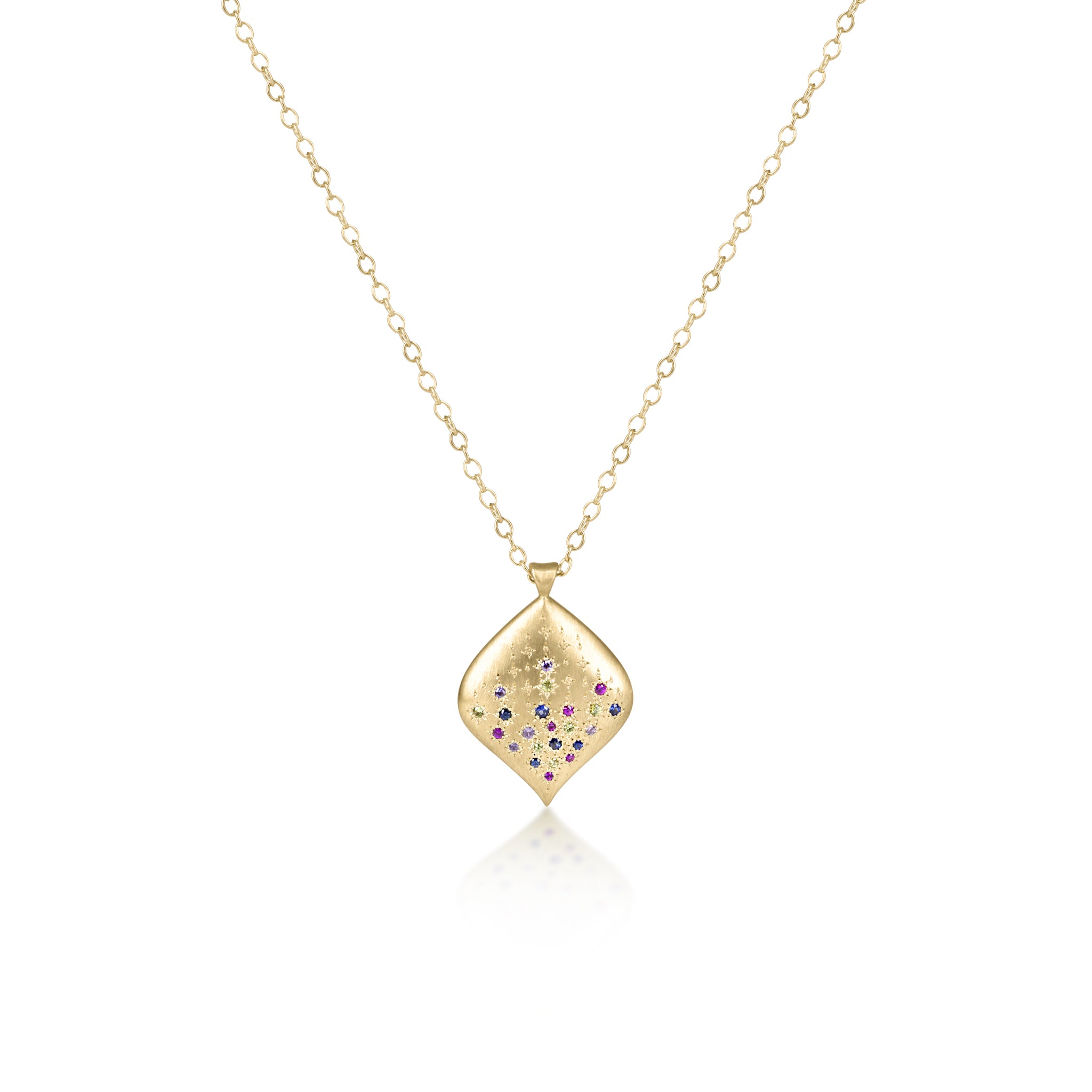 Andromeda Pendant in Multi-Sapphire