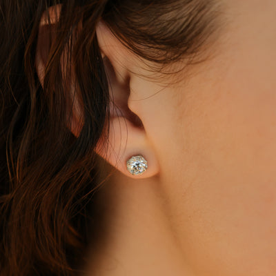 Platinum Lotus Studs