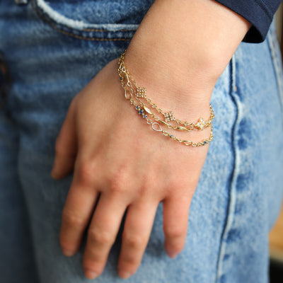 Triple Rose Cut Bracelet