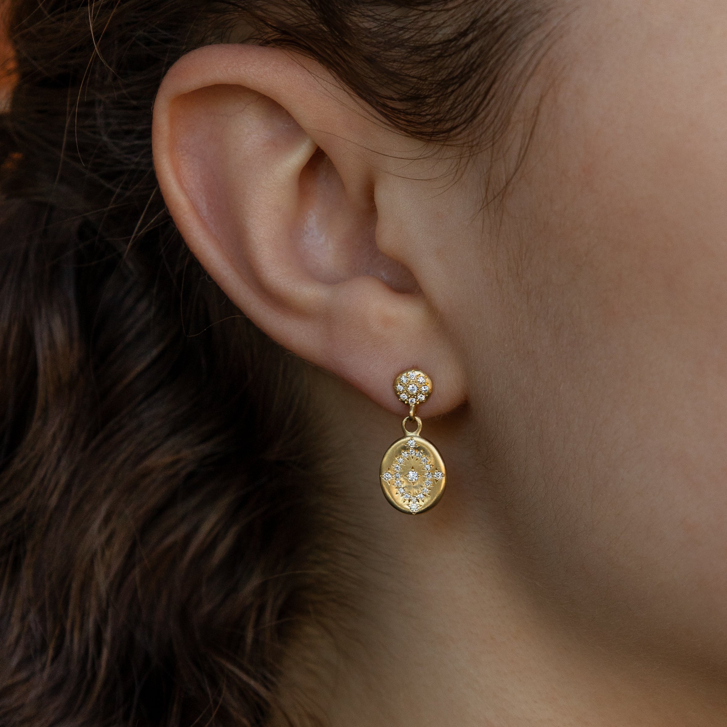 Day Dream Charm Stud Earrings