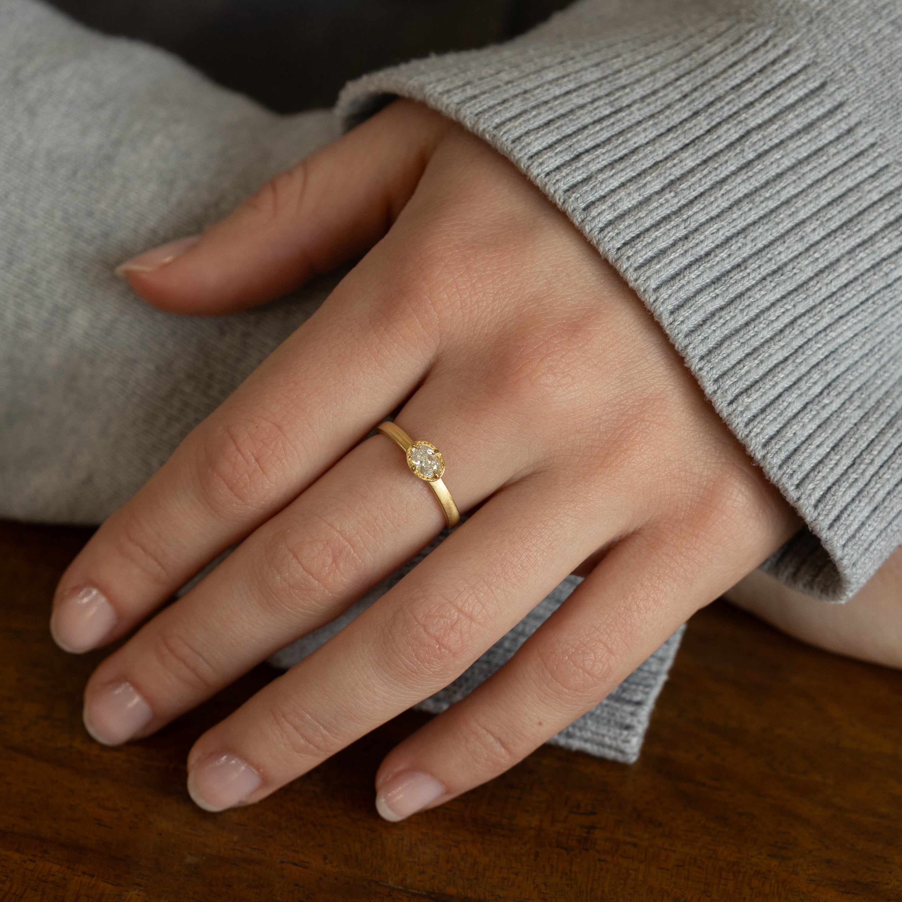 East West Stackable Ring