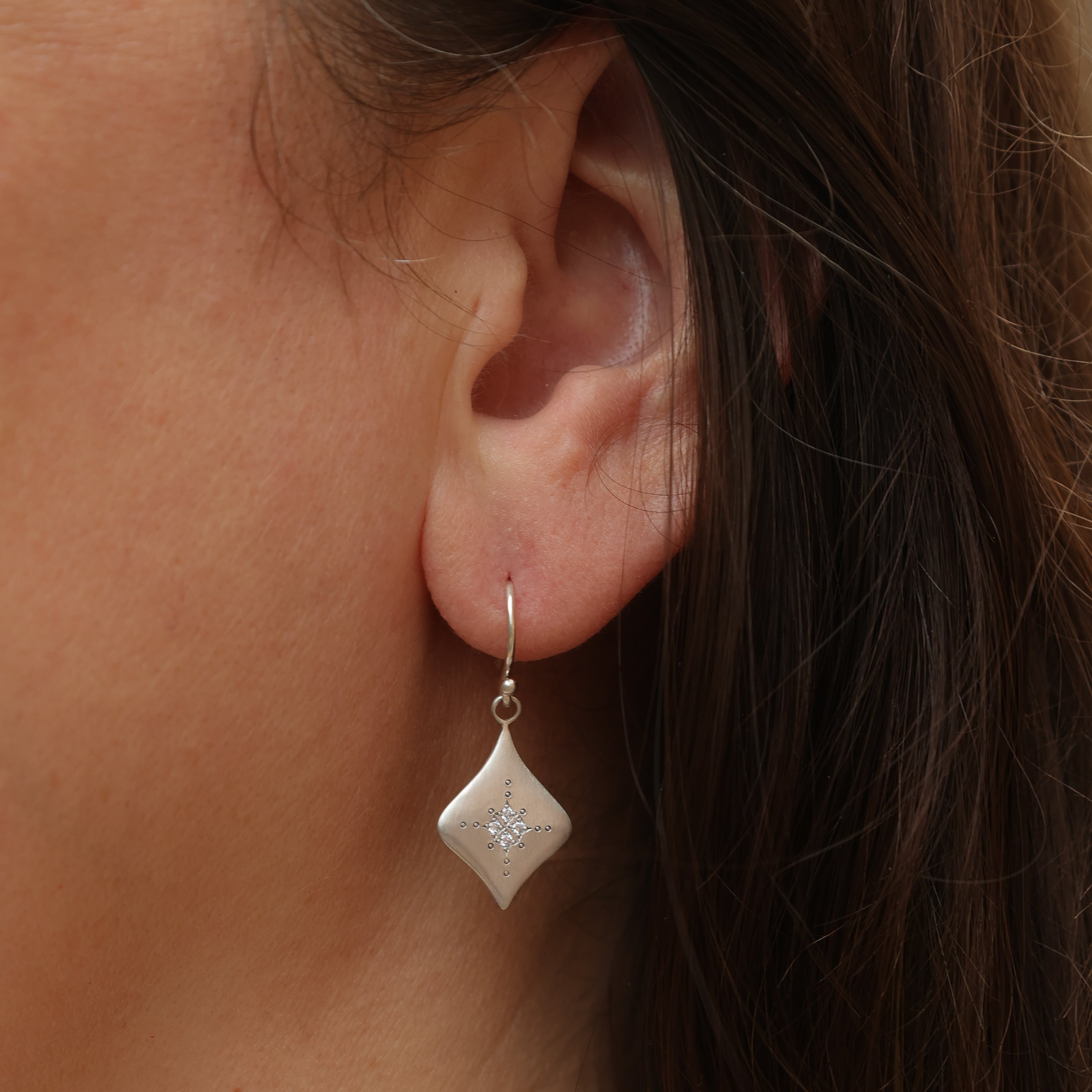 Silver Night Earrings