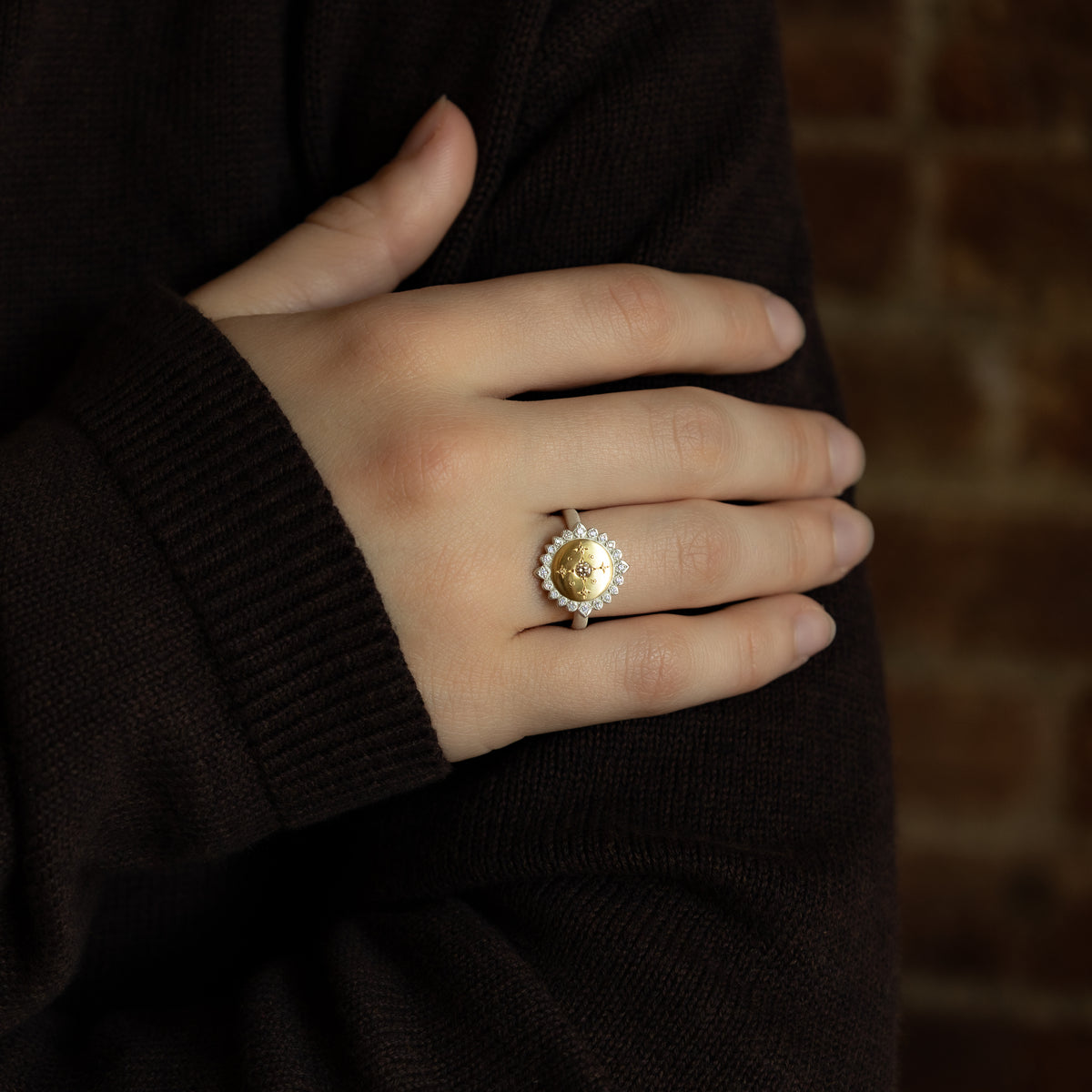 Golden Embers Ring