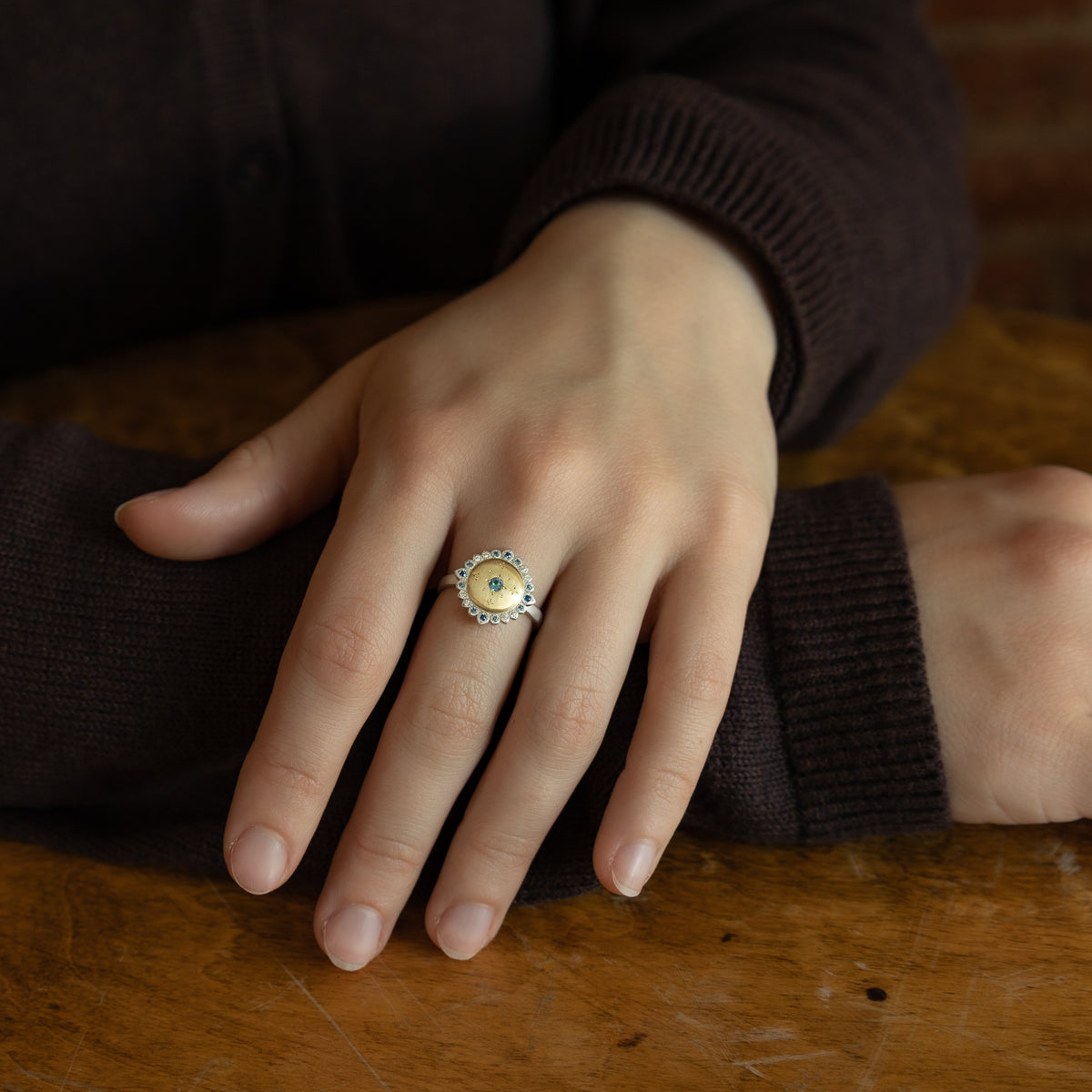 Golden Embers Ring