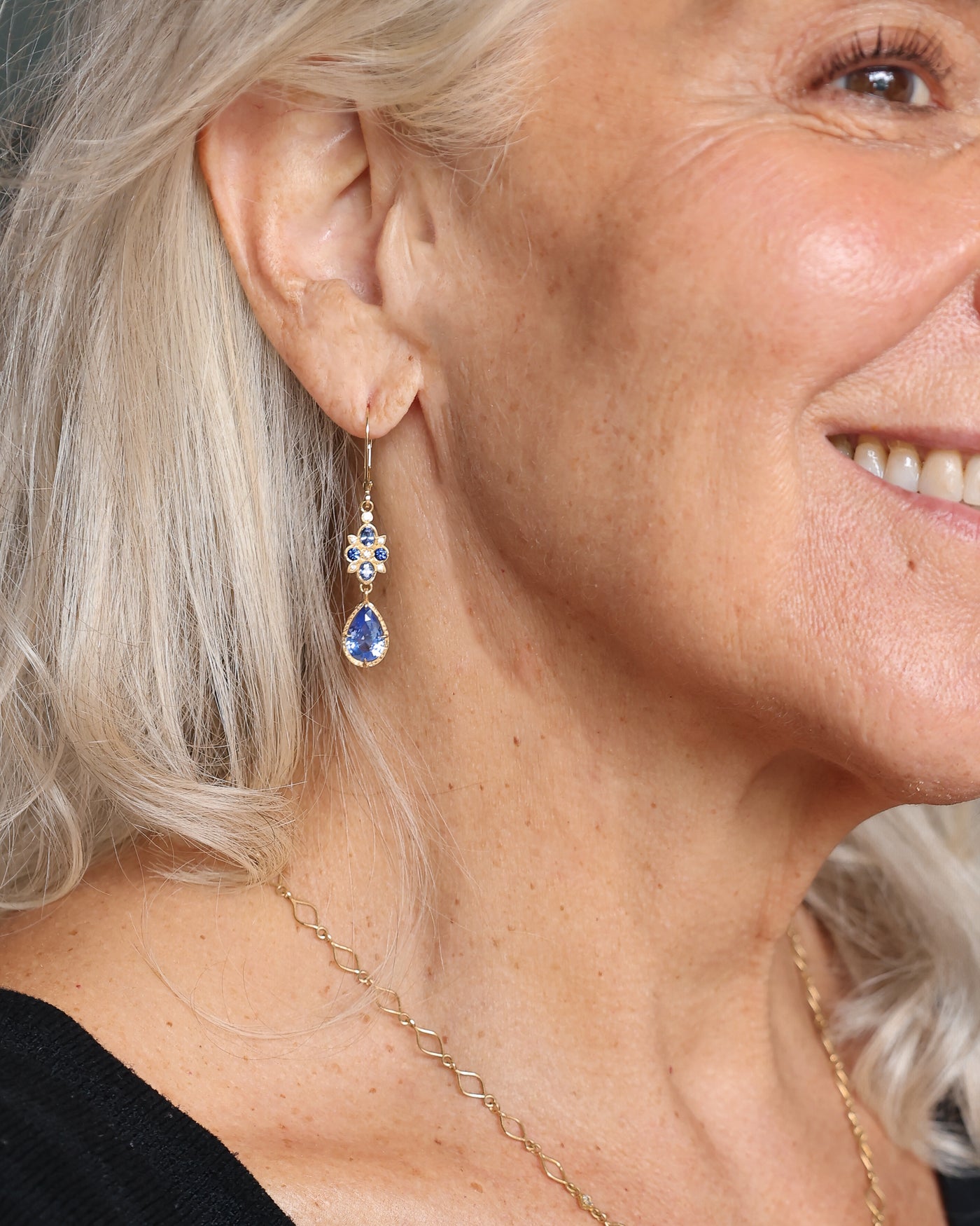 Floral Charm Earrings