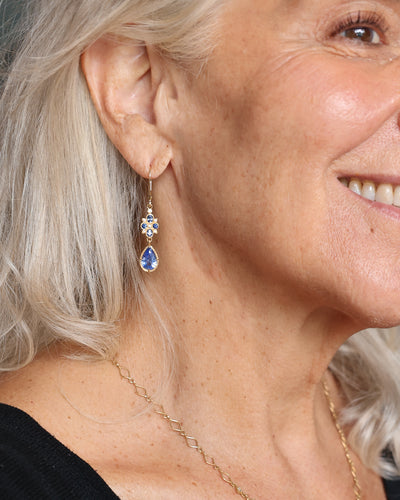 Floral Charm Earrings