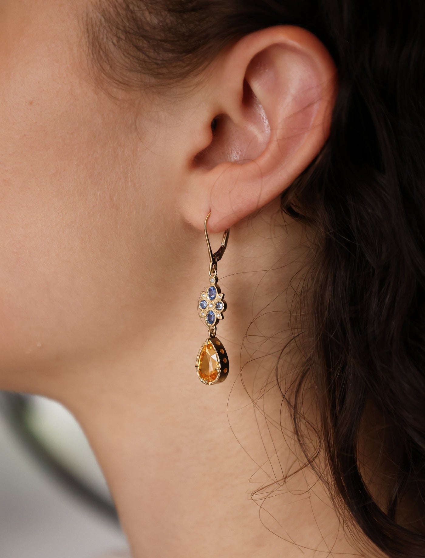 Floral Charm Earrings
