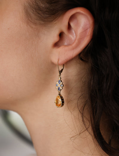 Floral Charm Earrings