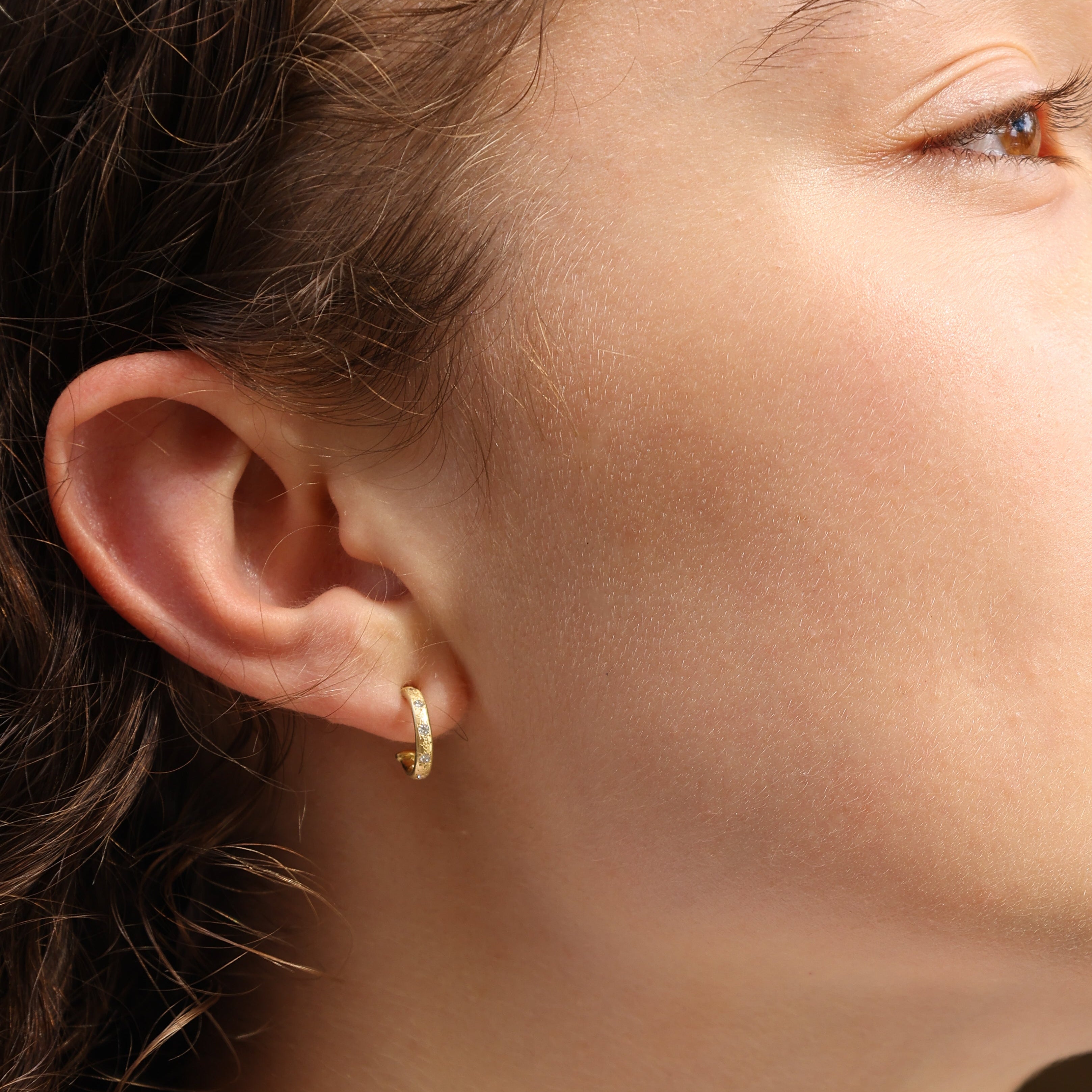 Stepping Star Hoops
