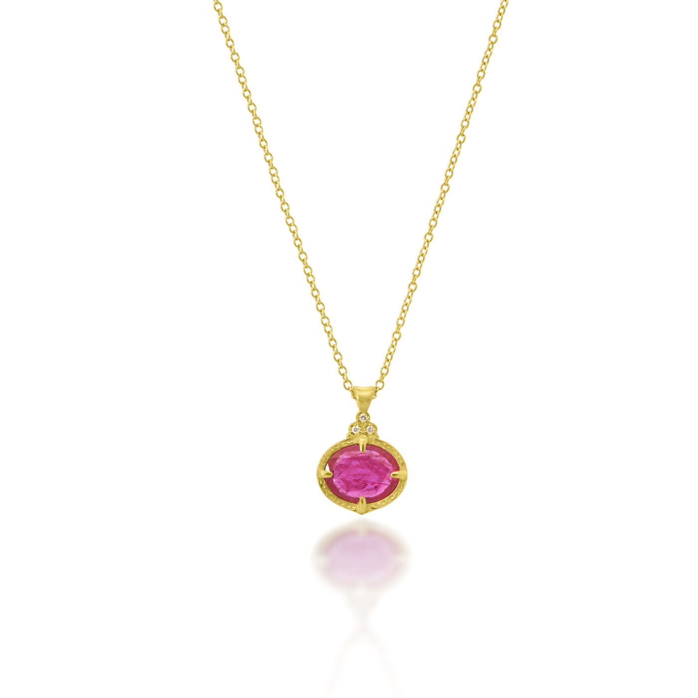 Ruby and Gold Pendant