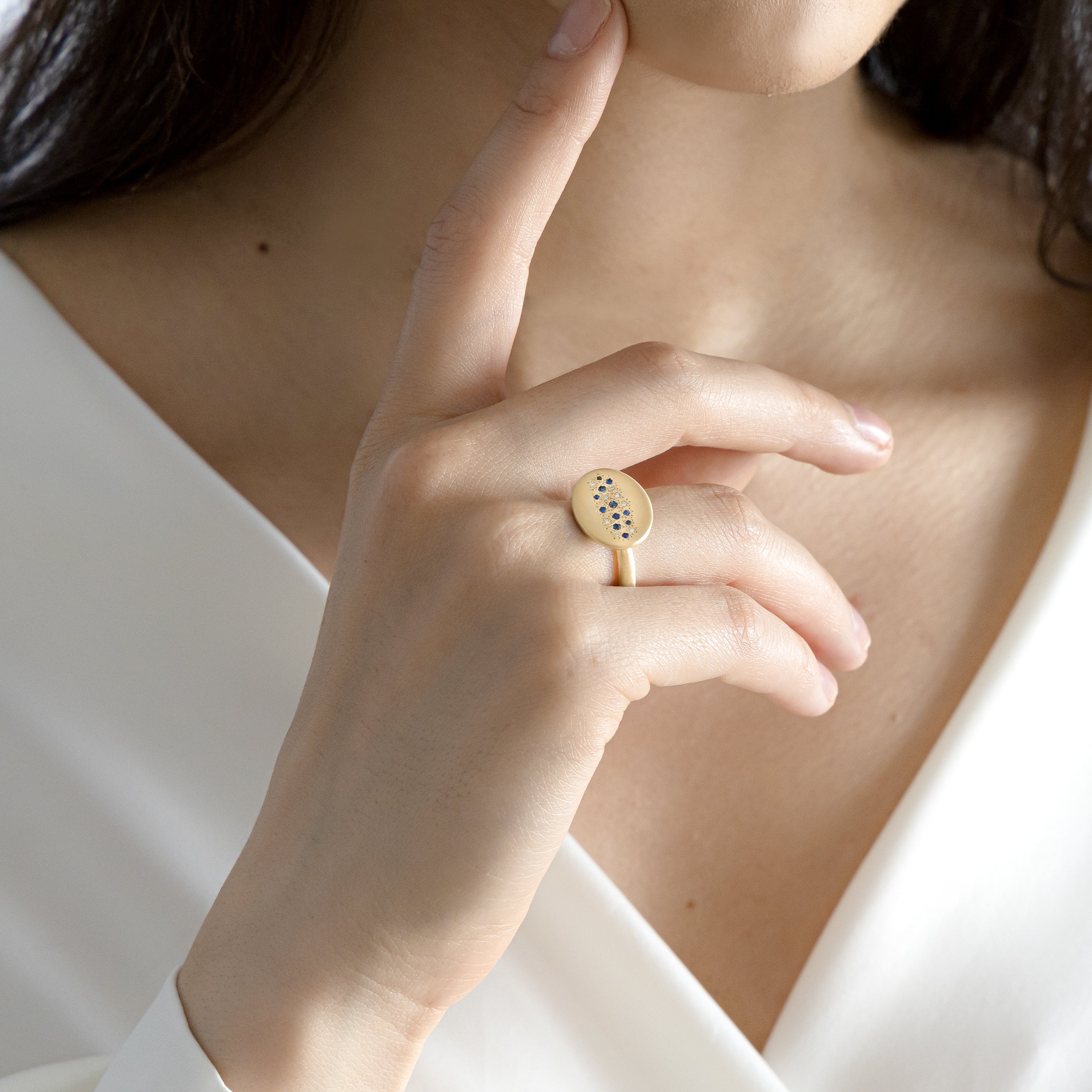 Gold Tidal Pool Ring